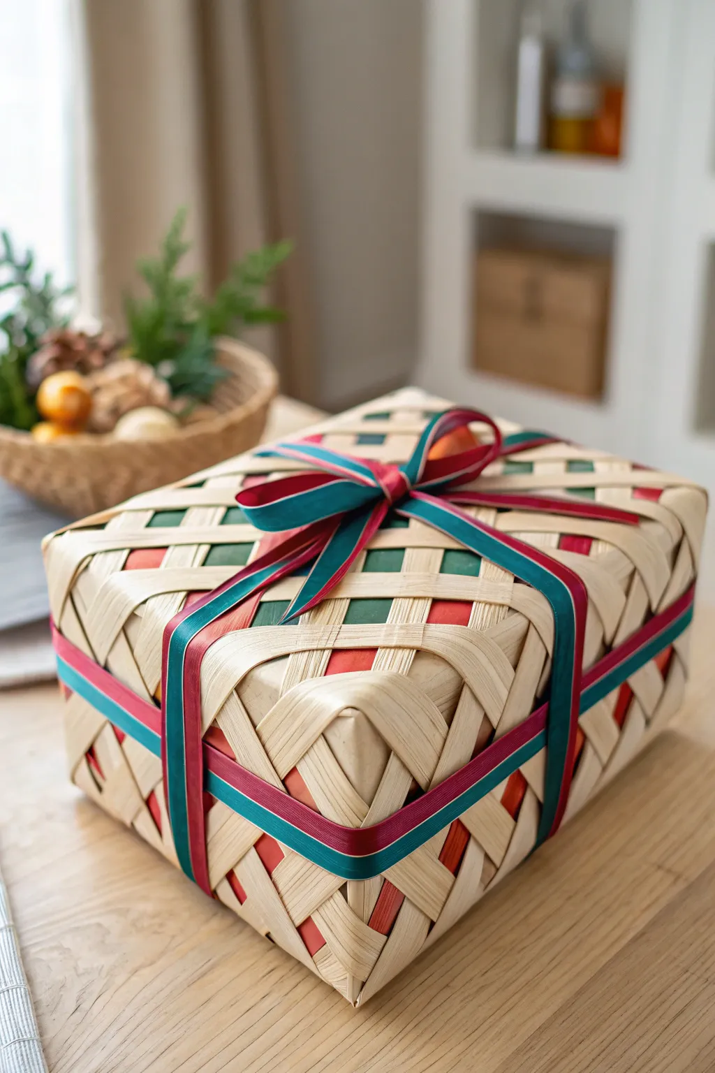 Elevate your gift wrapping with a stunning lattice weave ribbon design—where simplicity meets artistry.