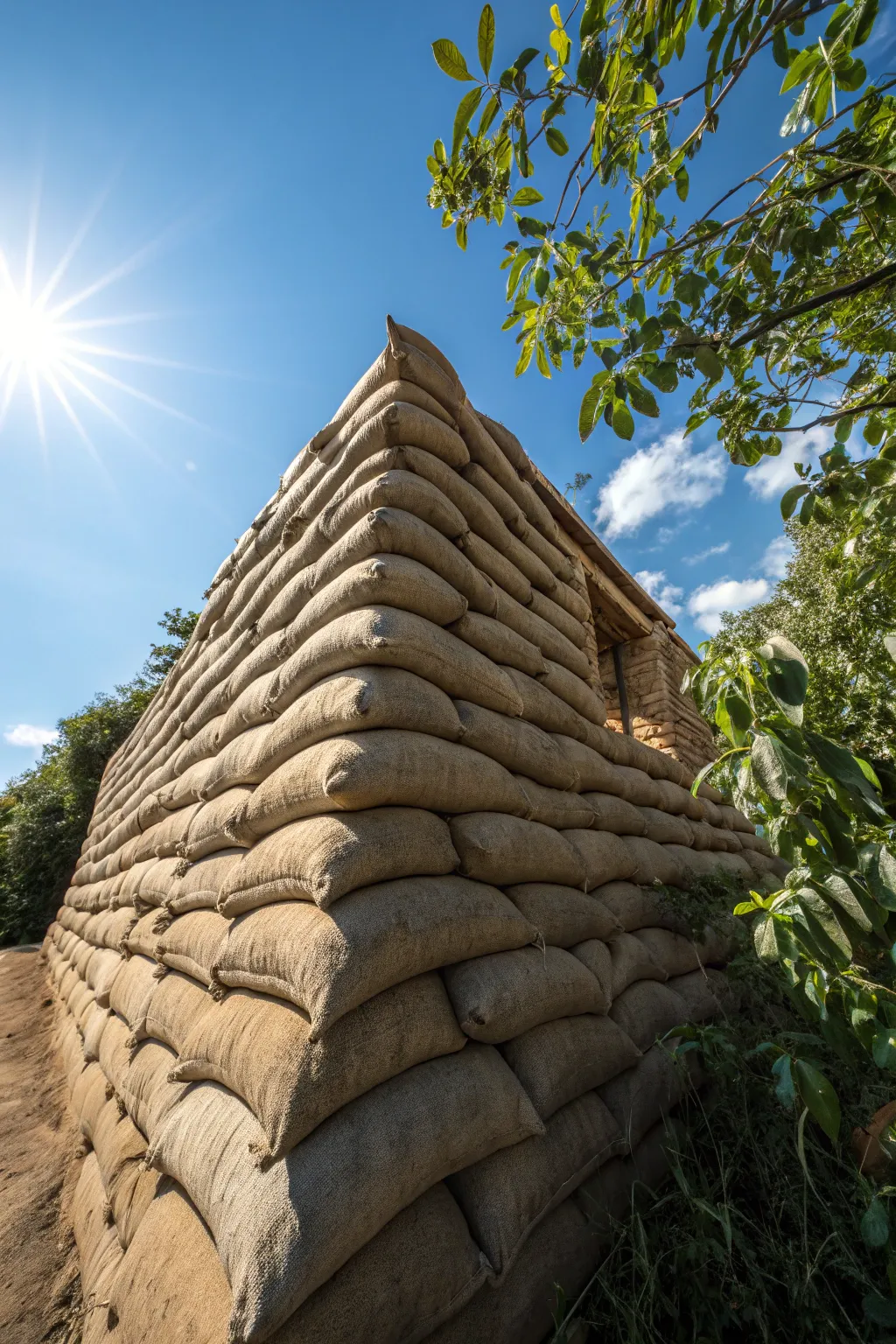 Craft your own sustainable haven with earthbag elegance. Discover the strength and beauty of eco-friendly design.