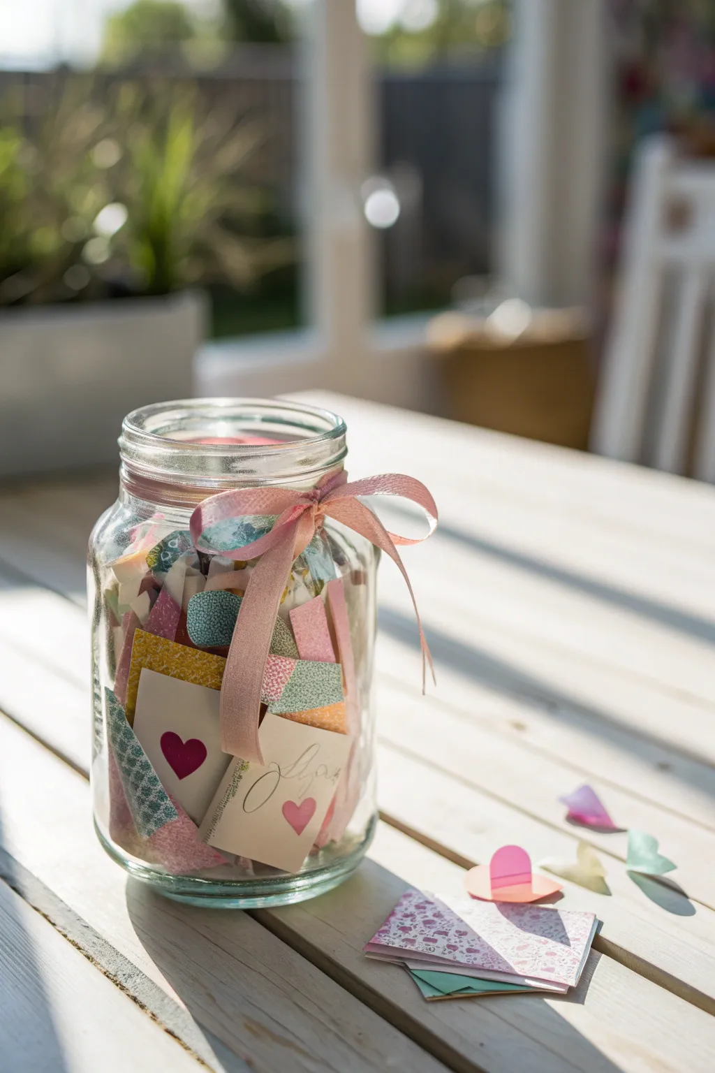 Capture gratitude in style with this beautifully decorated jar, perfect for reflecting on your blessings.