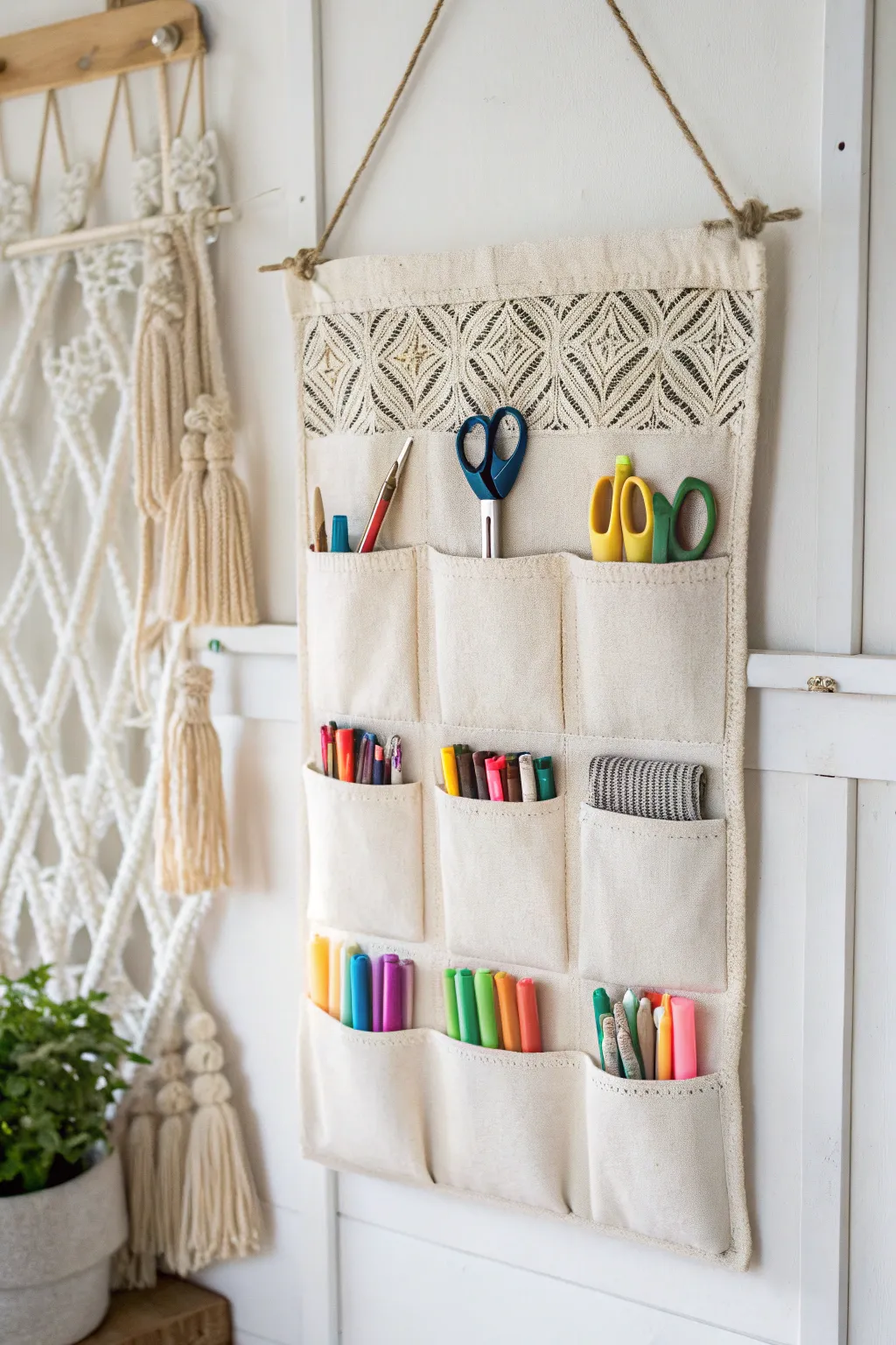 Transform your crafting space with a stylish shoe organizer - the perfect blend of function and flair!