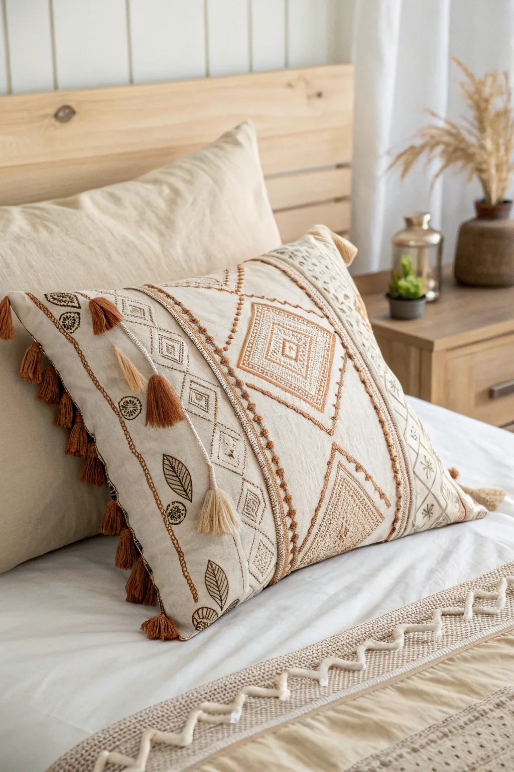 Transform your bedroom in just 30 minutes with these chic, handcrafted pillowcases. Perfect for a cozy, bohemian touch!