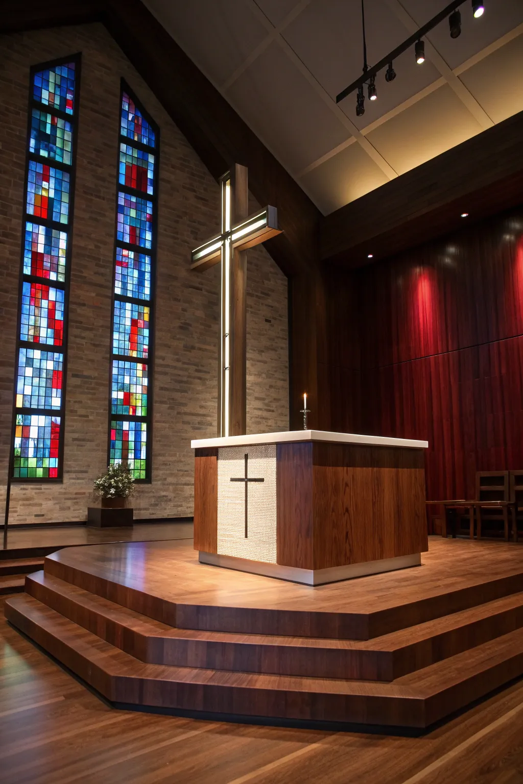 Transform your sacred space with a modern altar design that combines elegance and functionality.