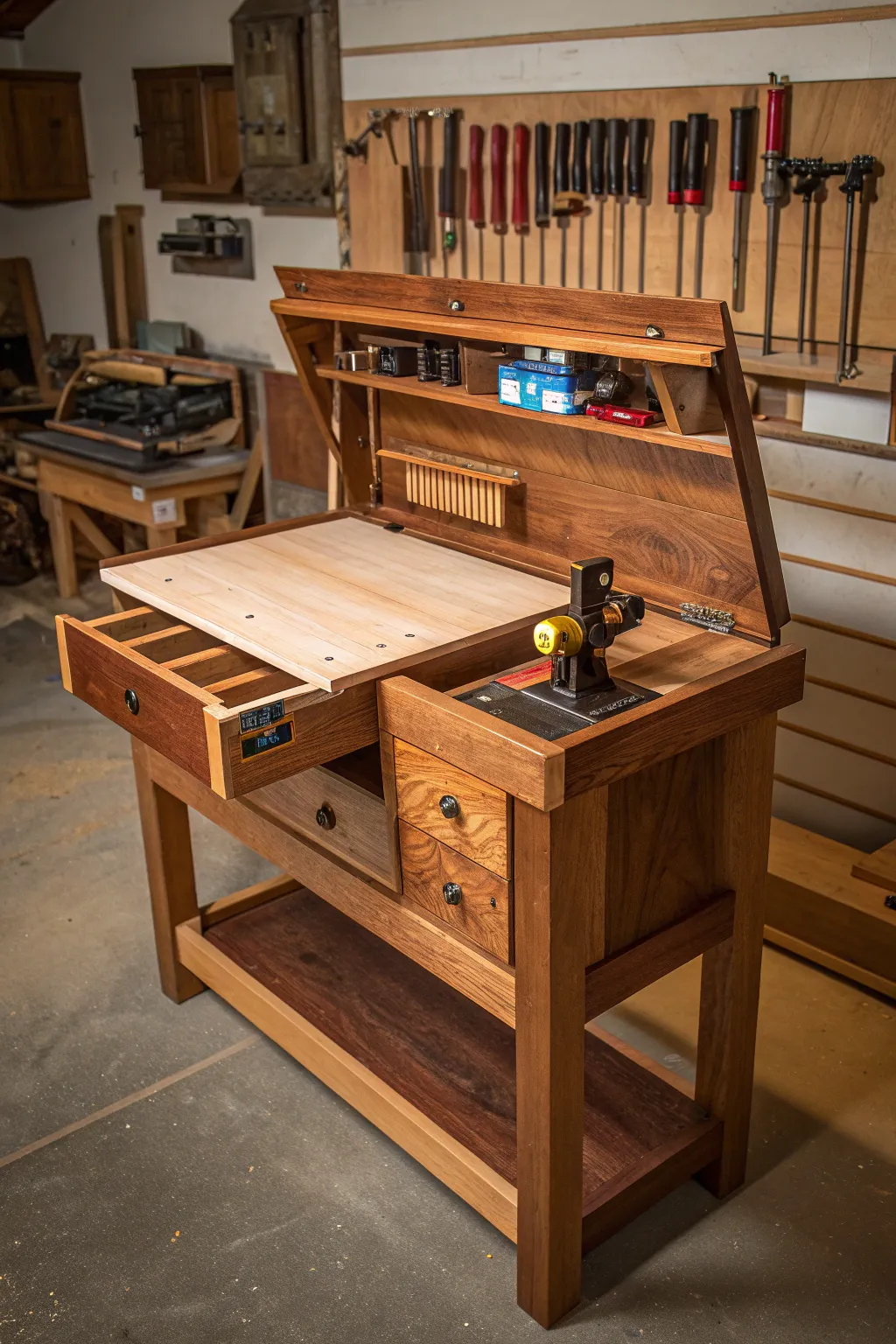 Ingenious Craft: The Flip-Top Workbench Revolutionizes the Small Woodshop
