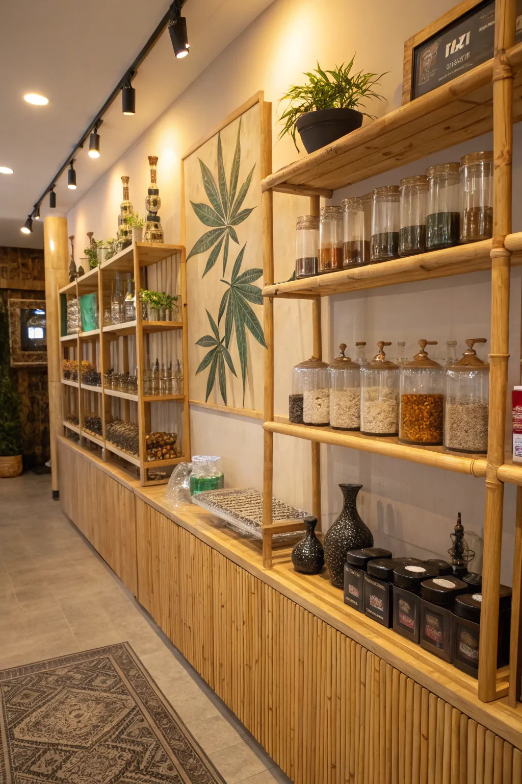 Sustainable materials add a modern and eco-friendly touch.