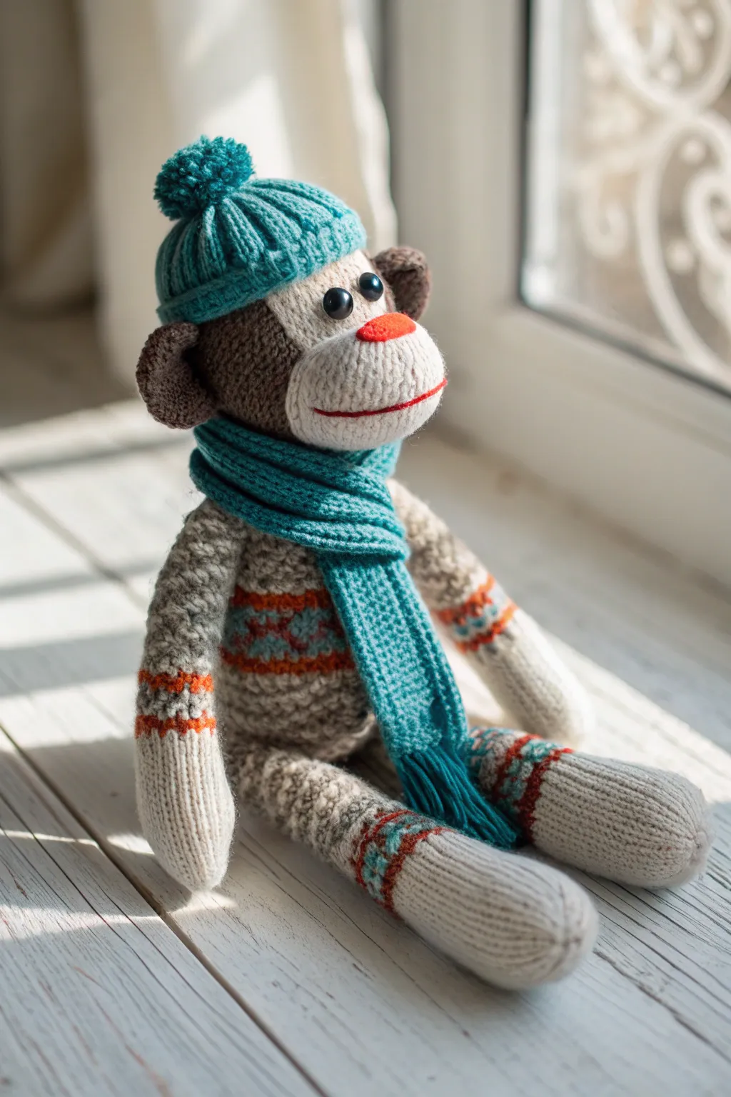 Elevate your sock monkey style with chic, handcrafted accessories—because even the smallest details make a big difference!