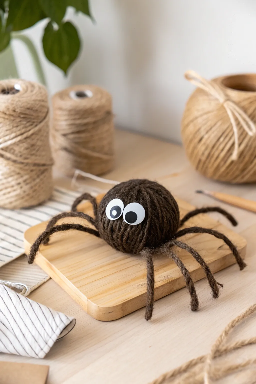 Whimsy meets craftsmanship: A googly-eyed spider that’ll make you smile!
