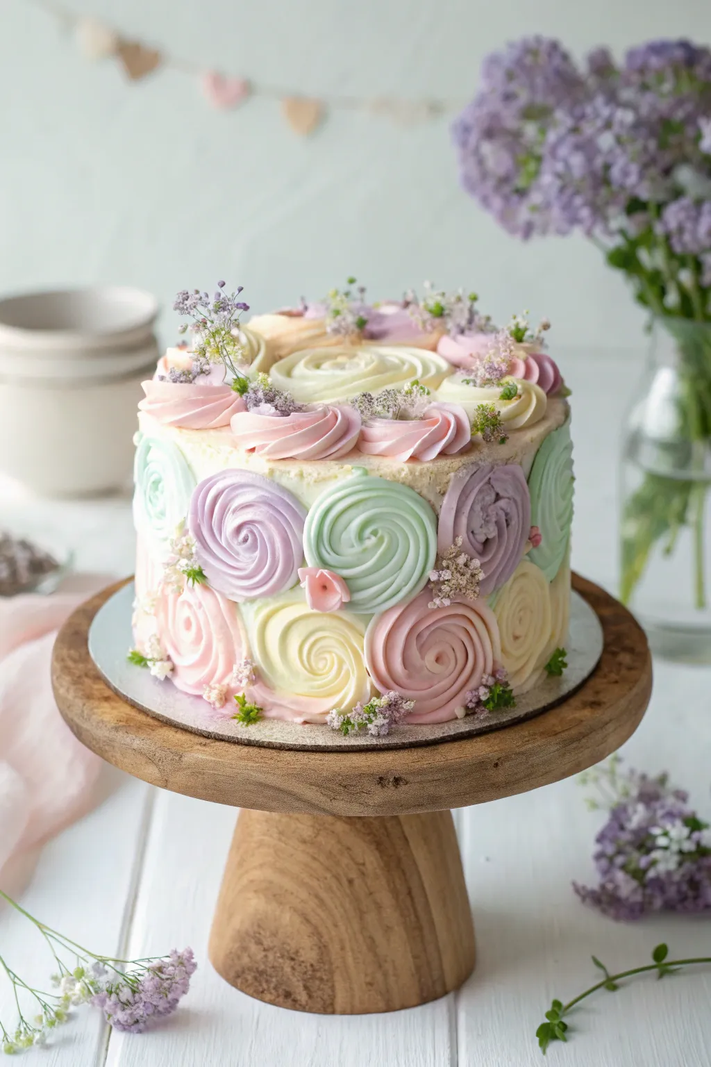 Embrace the art of simplicity with this Textured Buttercream Delight—where elegance meets natural beauty.