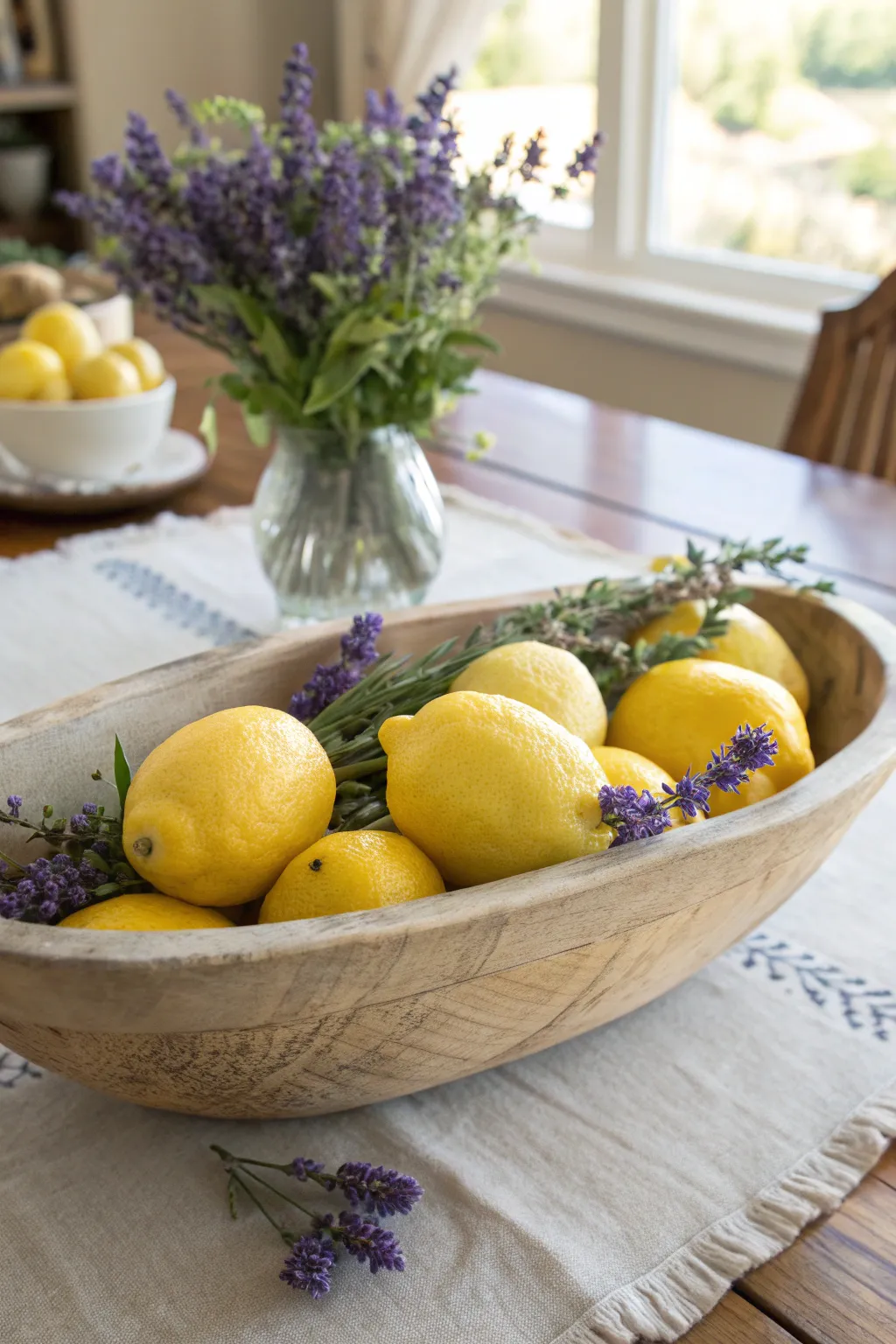 Add a touch of Provence to your home with lavender and lemons. 🌿🍋 #FarmhouseStyle #SpringIdeas