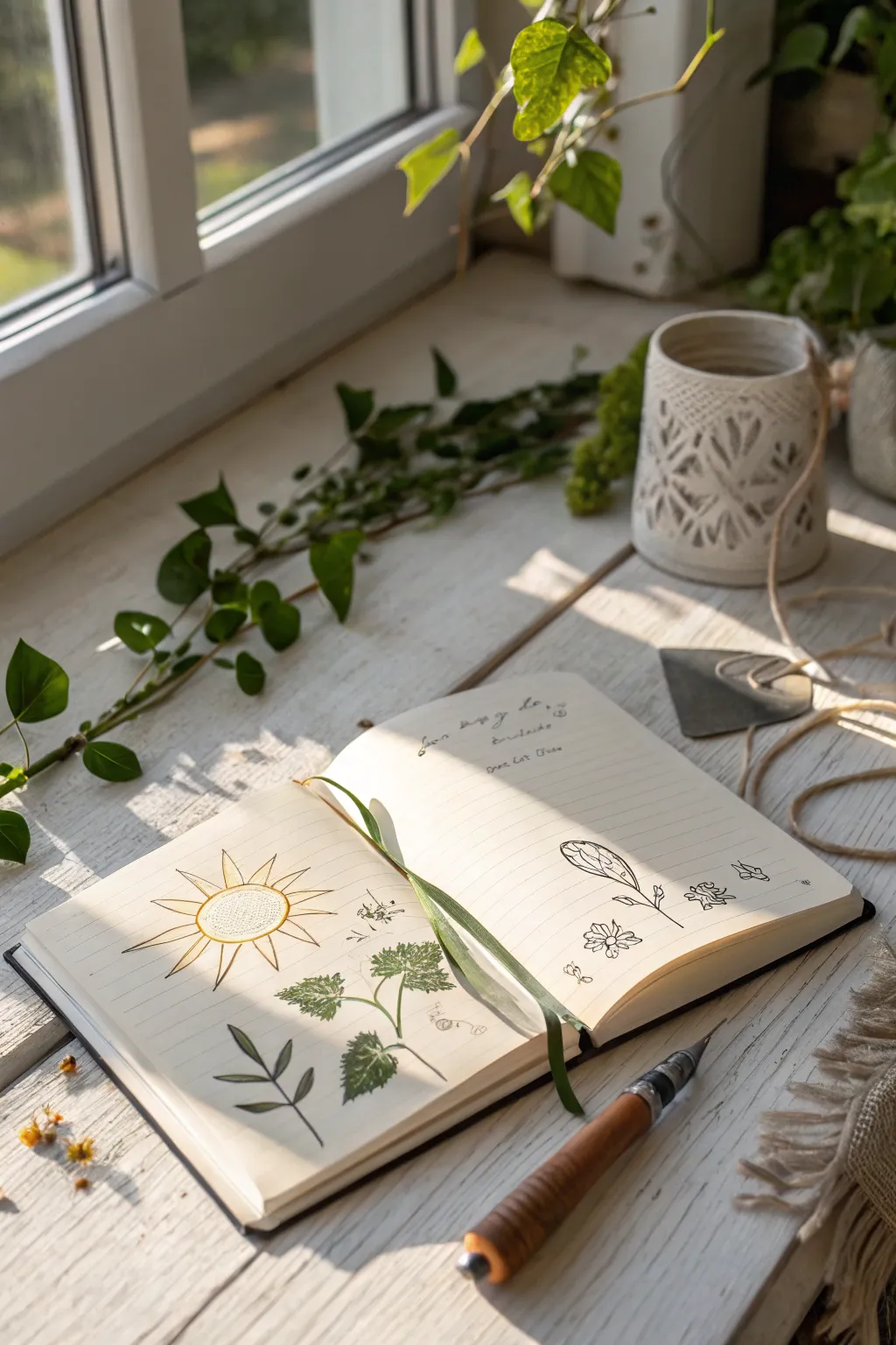 Embrace the beauty of spring with nature-inspired journal layouts.