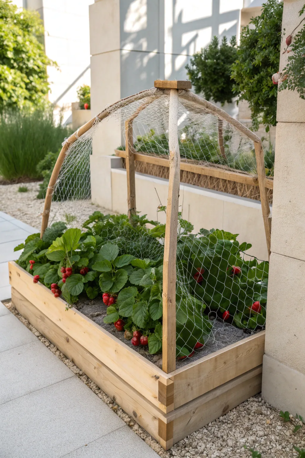 Elevate your garden with this stunning berry cage, where Scandinavian simplicity meets Boho charm!