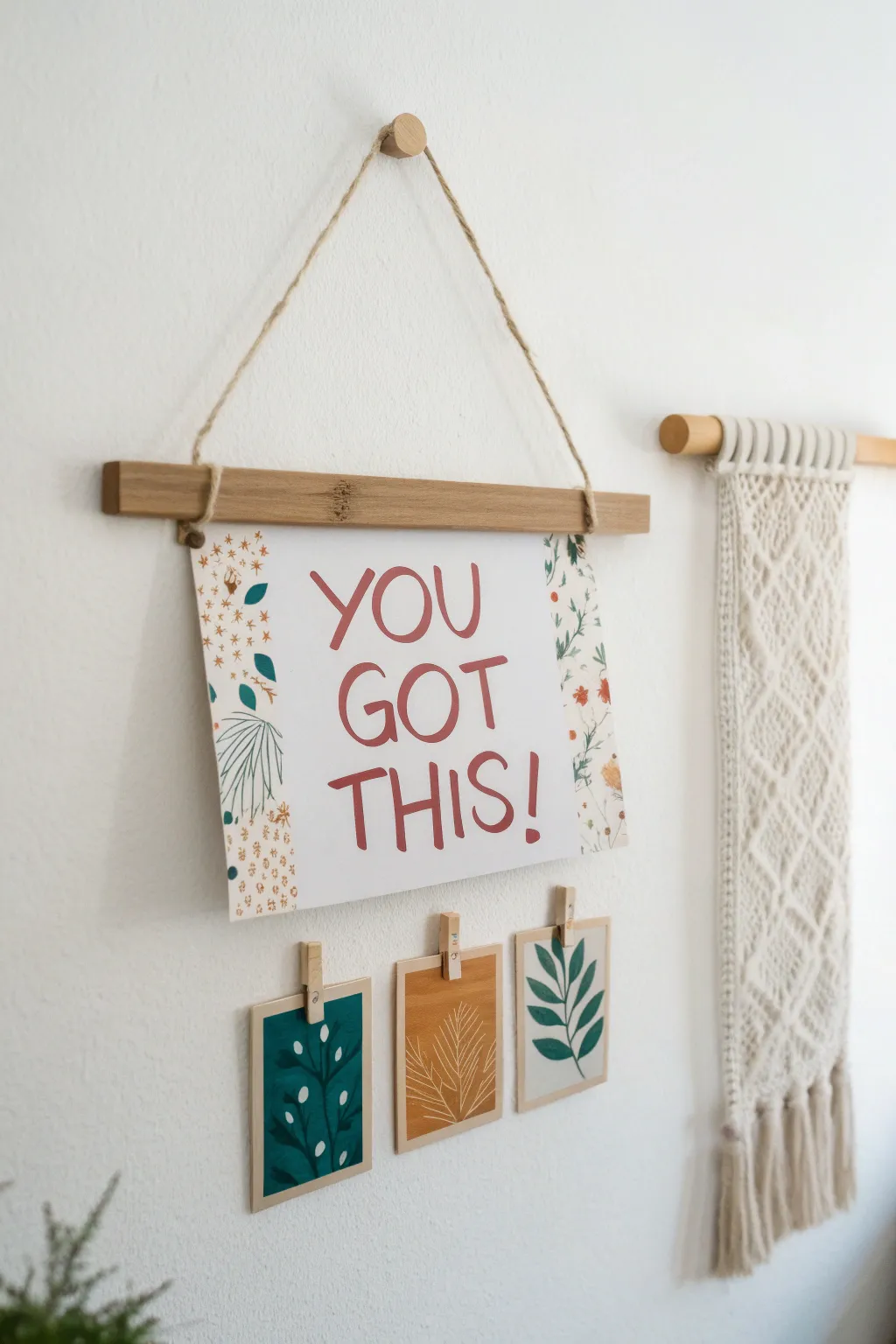 Transform your space with a Positive Affirmations Wall—where simplicity meets inspiration.