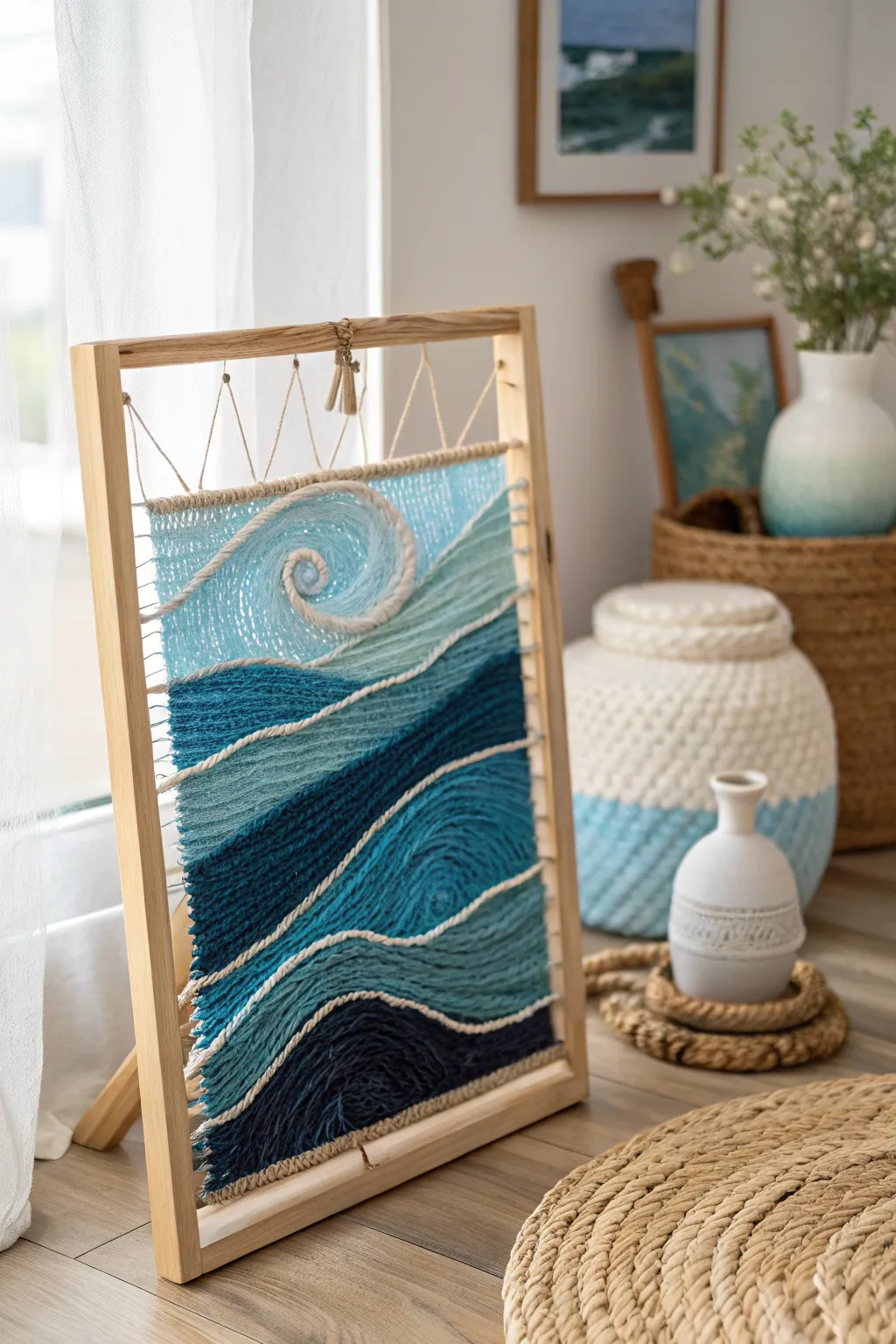 Dive into creativity with multi-dimensional string art that brings the ocean to your walls. 🌊✨