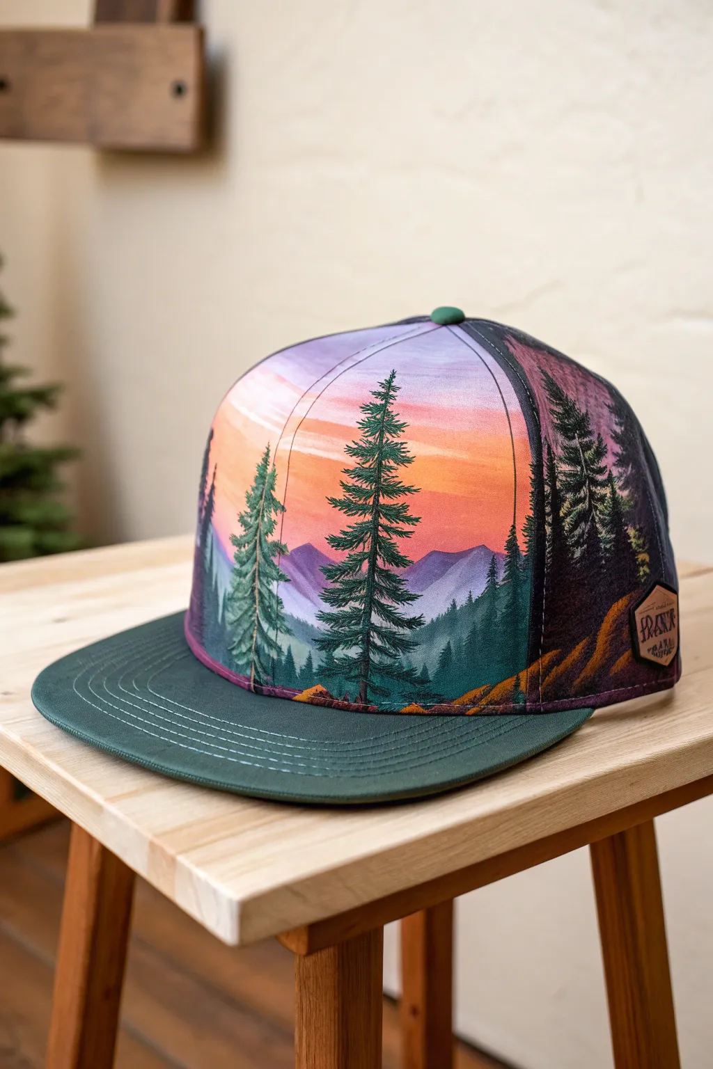 Wear the beauty of nature with this stunning landscape-inspired hat. Perfect for those who cherish simplicity and artistry.