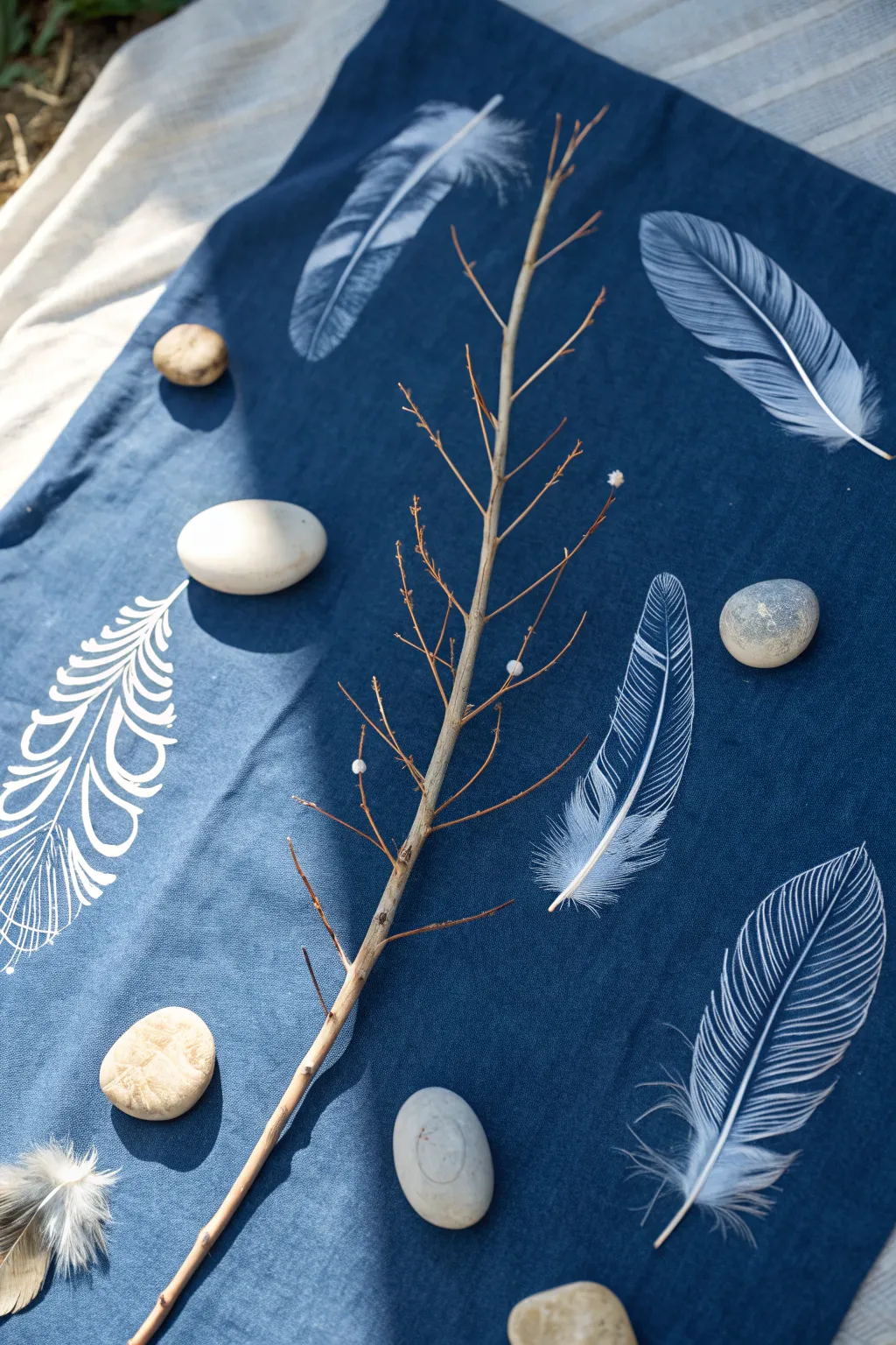 Capture the essence of nature with a simple yet stunning sunprint – a perfect blend of artistry and natural beauty.