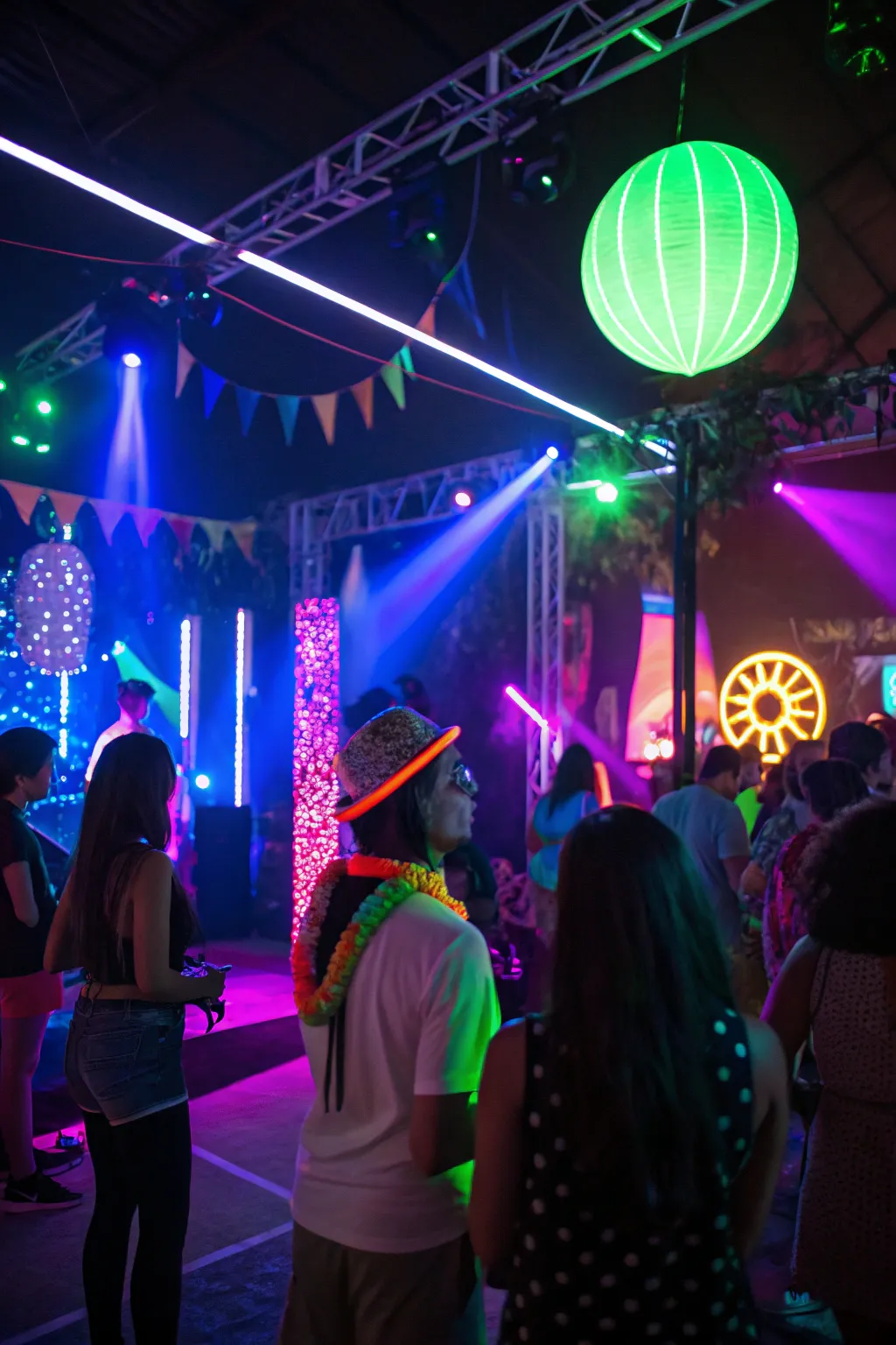 Illuminate your Sweet 16 with a lively Neon Glow Party.