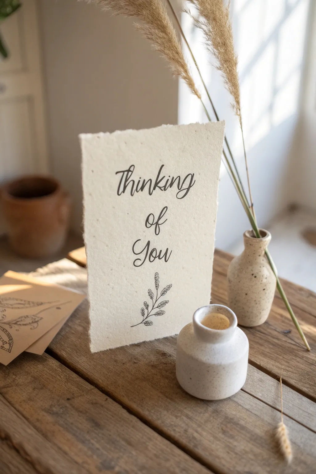 Elegant expressions in ink: Capture the art of heartfelt messages with a touch of handcrafted charm.