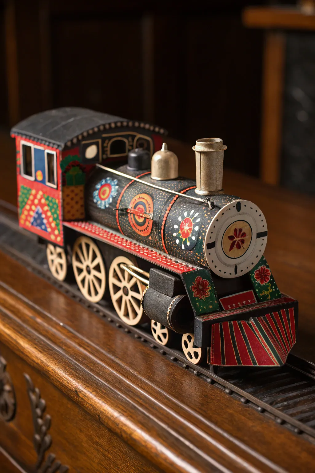 Craftsmanship in Motion: Personalize your journey with a vibrant sticker train masterpiece.