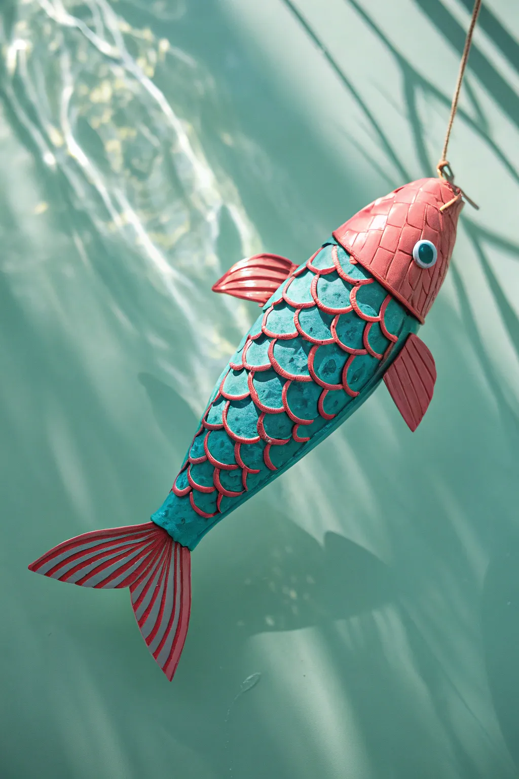 Transform everyday items into oceanic art with this stunning upcycled plastic bottle fish!