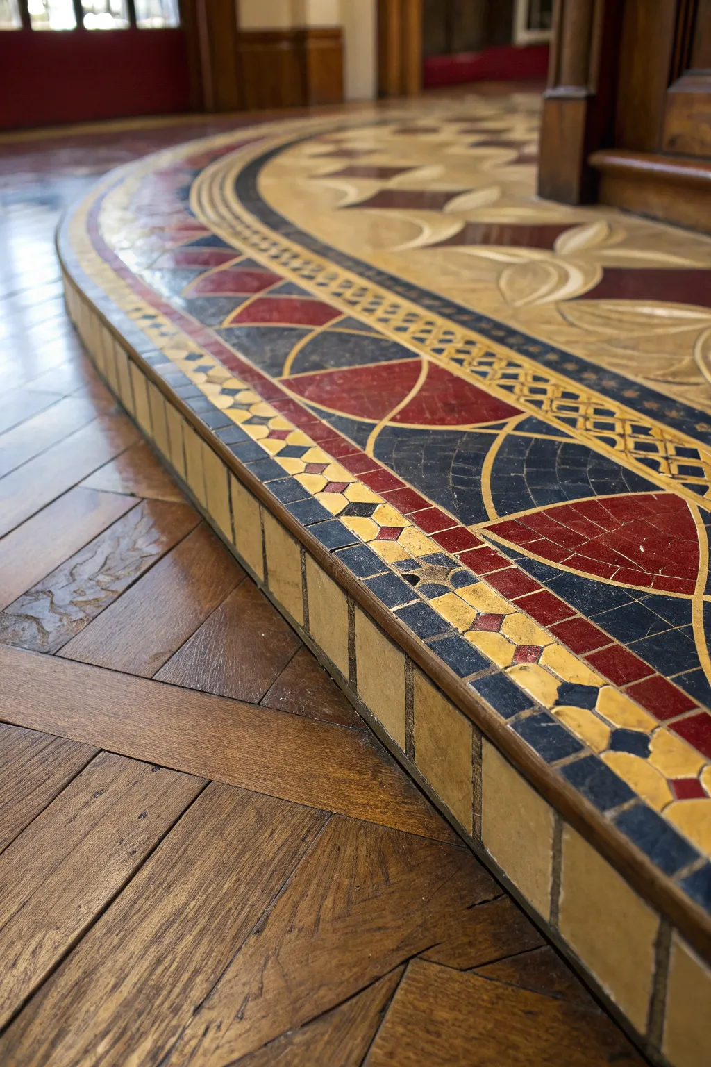 Elevate your space with a custom tile ramp: where craftsmanship meets creativity.