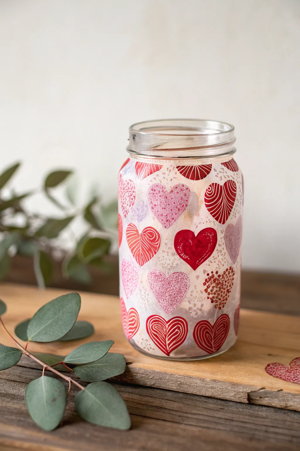 Capture sweet memories with charming thumbprint heart jars – a perfect blend of love and artistry!