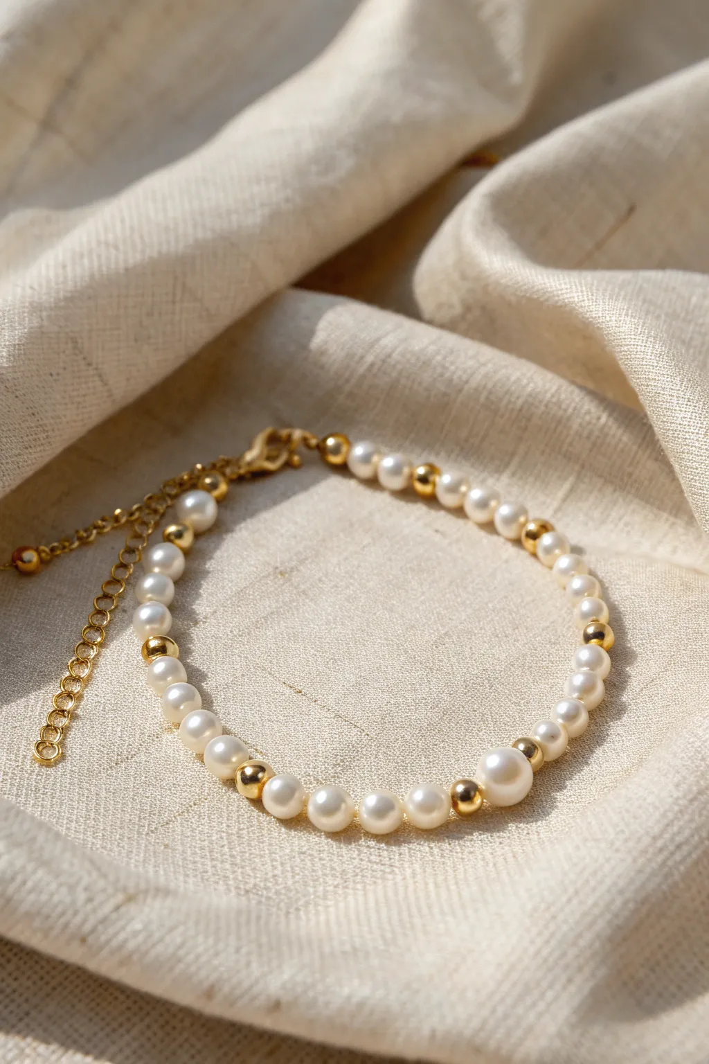 Timeless Elegance: A Pearl and Gold Bracelet Perfect for Valentine's Day