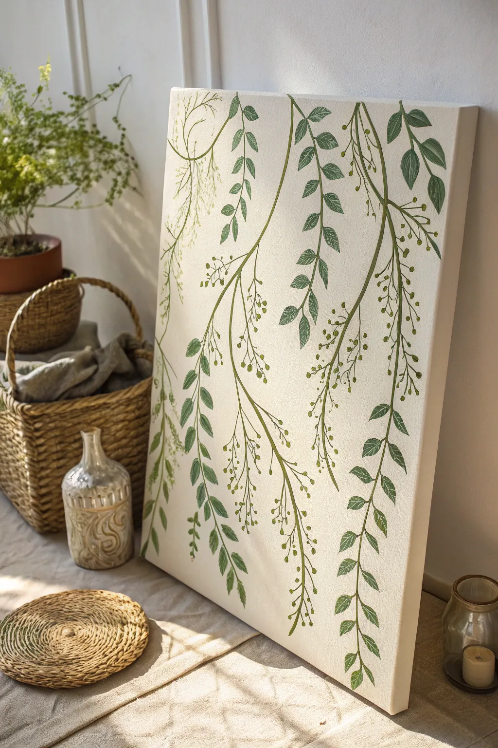 Embrace simplicity and nature with vine-inspired artistry, perfect for a serene and stylish home.