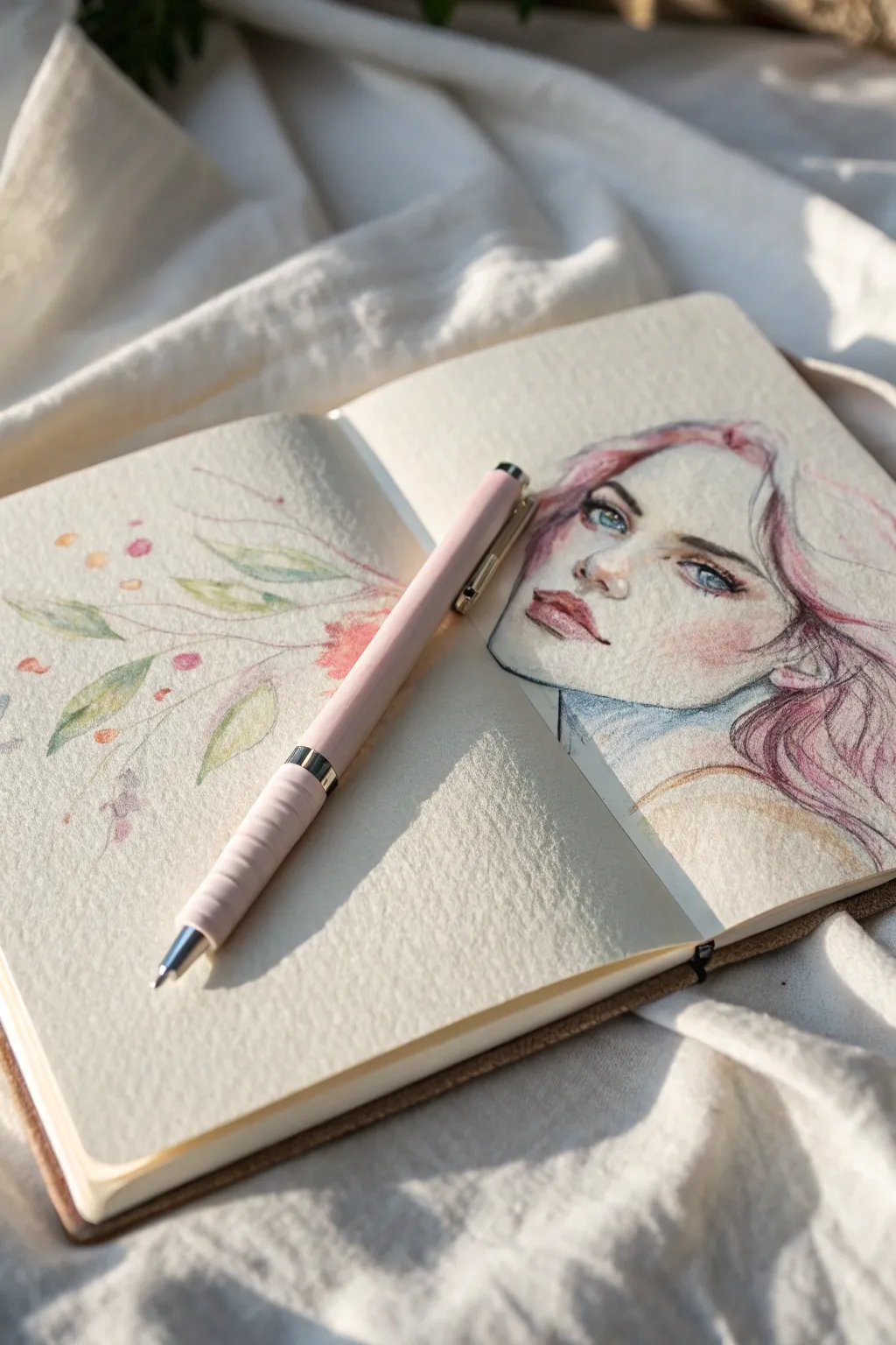 Embrace the art of vivid portraits with a minimalist touch.