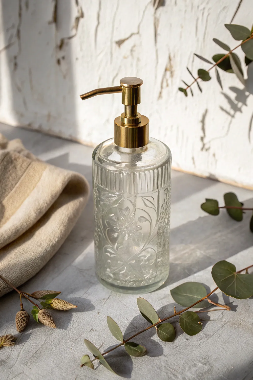 Transform your space with a chic, upcycled soap dispenser - where vintage charm meets modern minimalism.