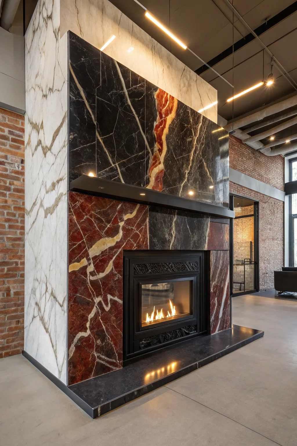 Transform your space with a stunning quartz fireplace surround, where craftsmanship meets modern elegance.