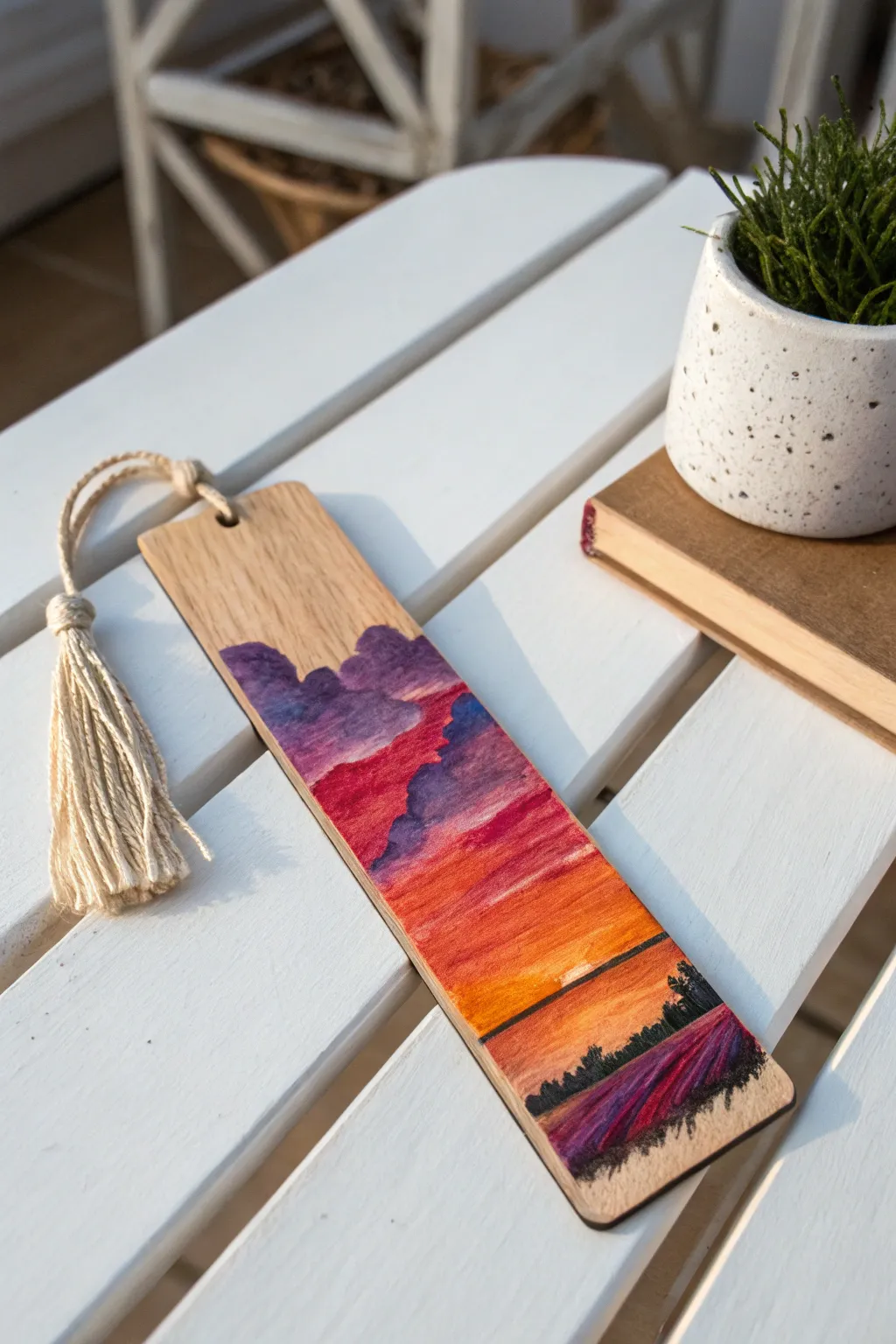 Transform your reading time with a splash of color—hand-painted wooden bookmarks that blend craftsmanship with vibrant artistry.