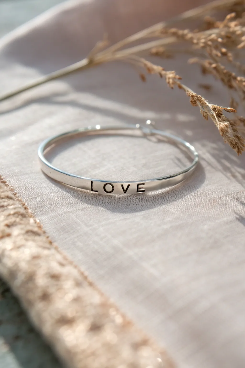 Carry love with you: A bracelet that speaks volumes in simplicity.
