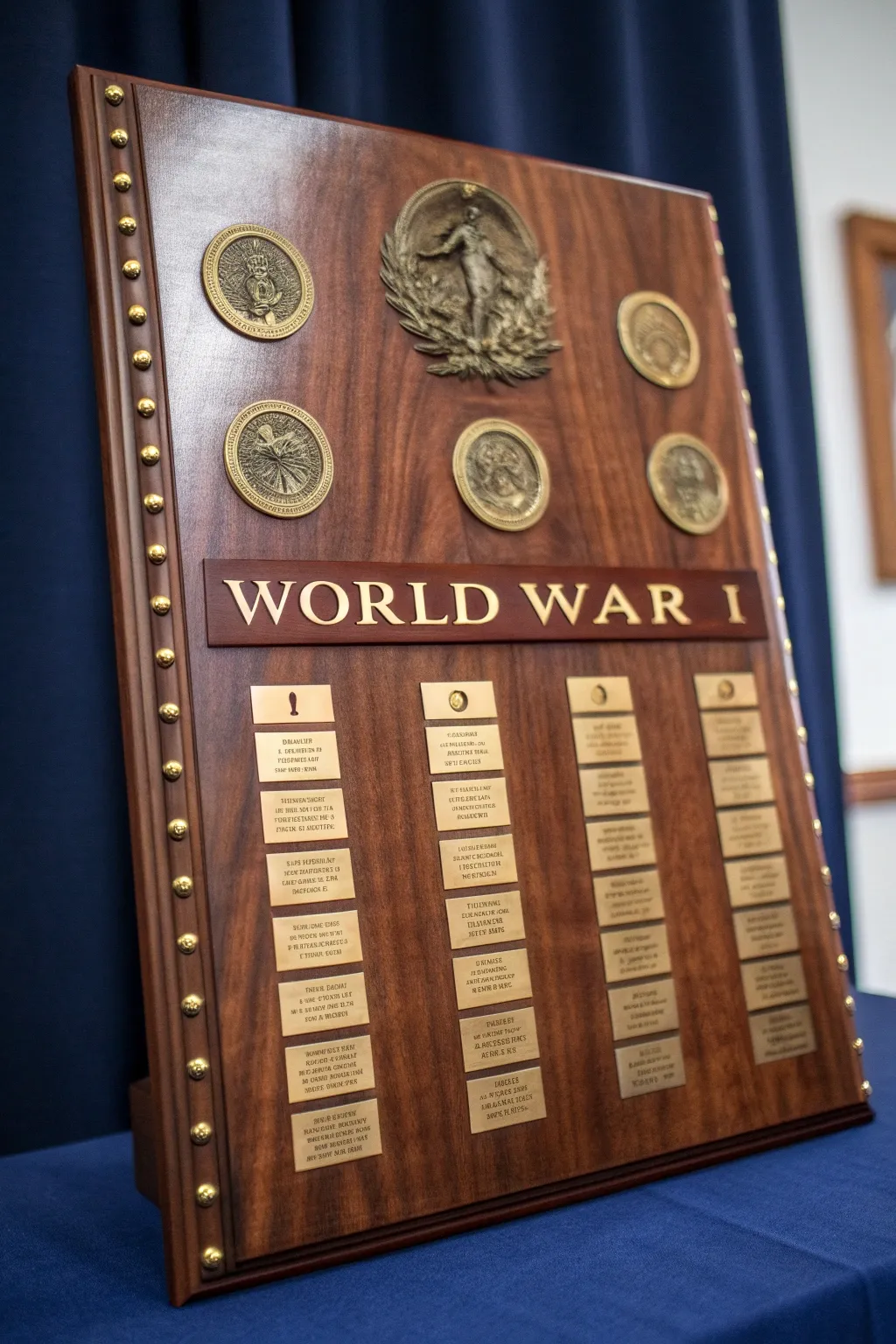 Bring history to life with this stunning World War I timeline board, a masterpiece of craftsmanship.