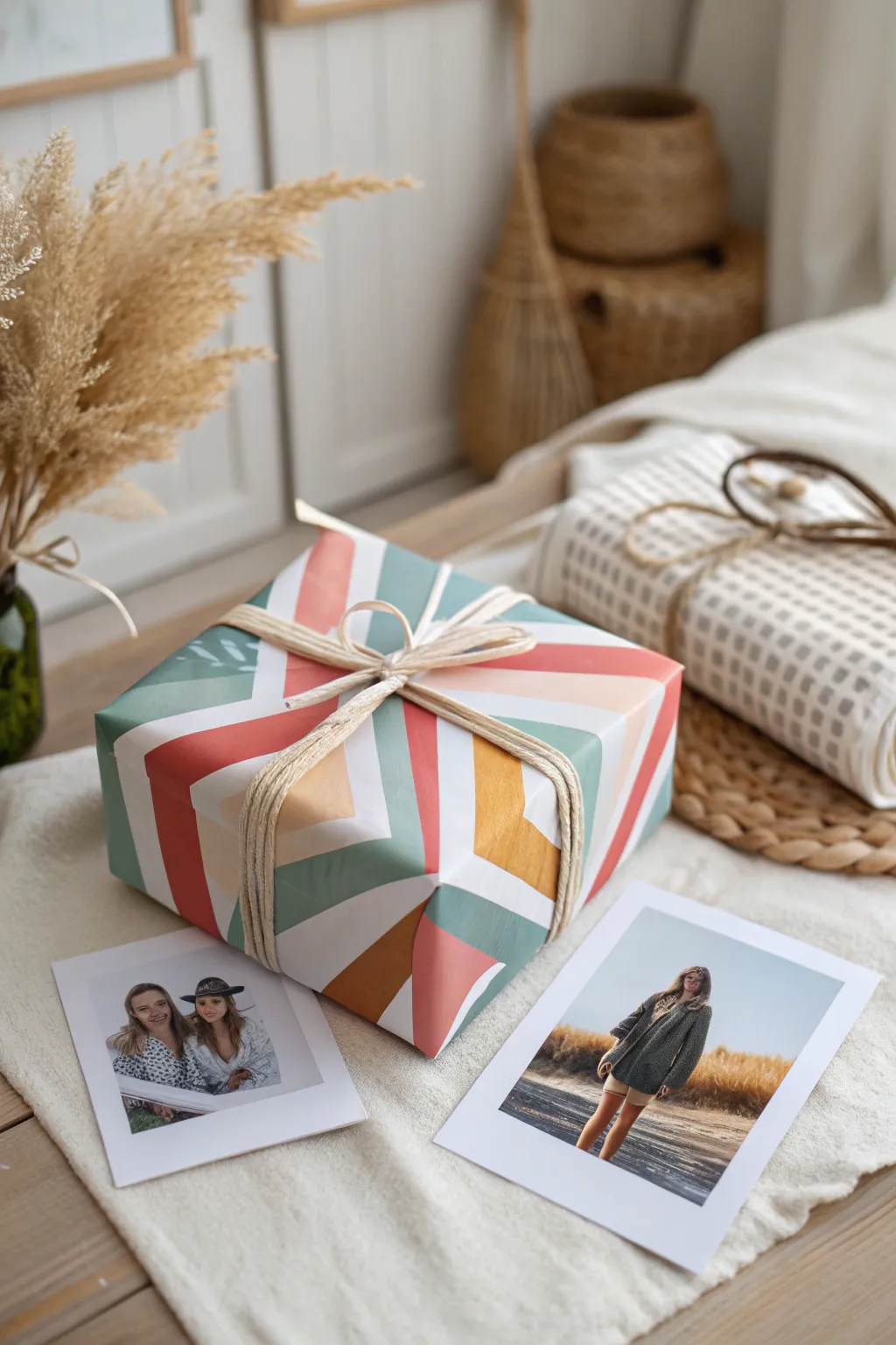 Wrap your gifts in cherished memories with stunning photo print wrapping paper.