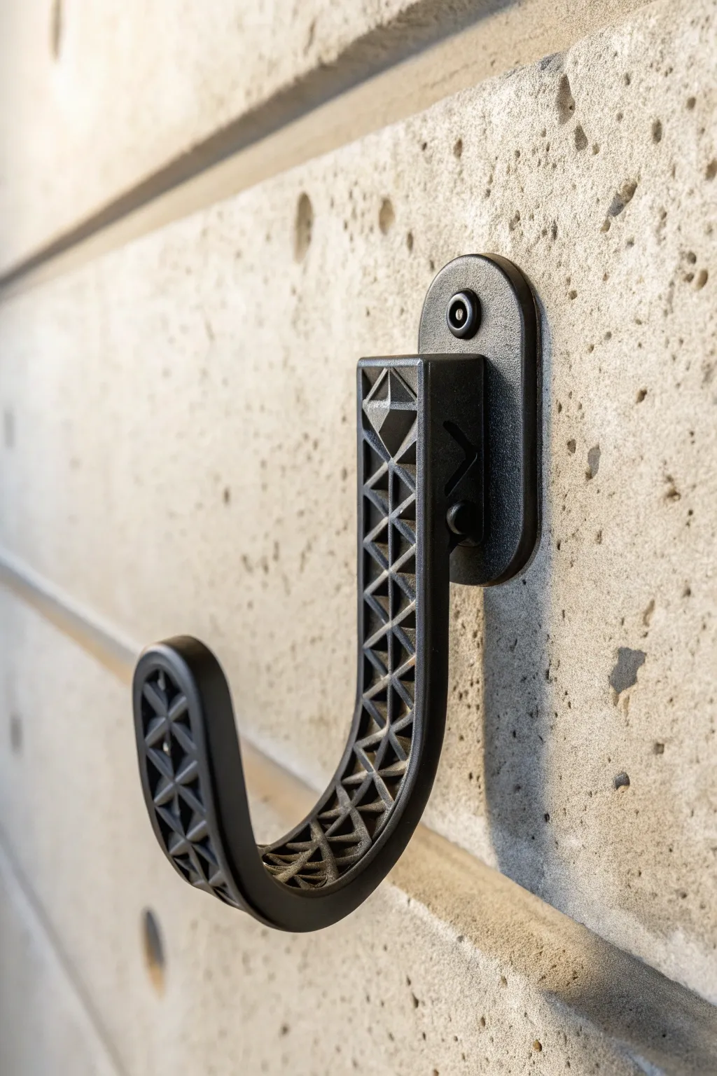 Elevate your entryway with a sleek 3D-printed hook.