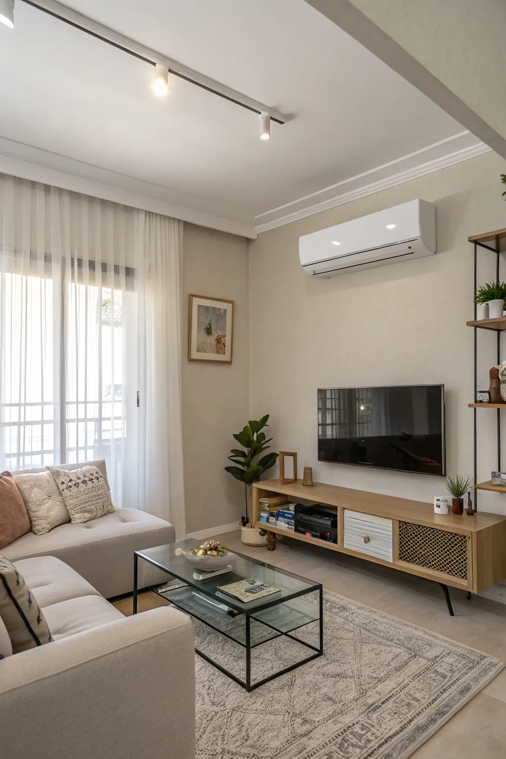 Achieve a seamless look with minimalist interior design.