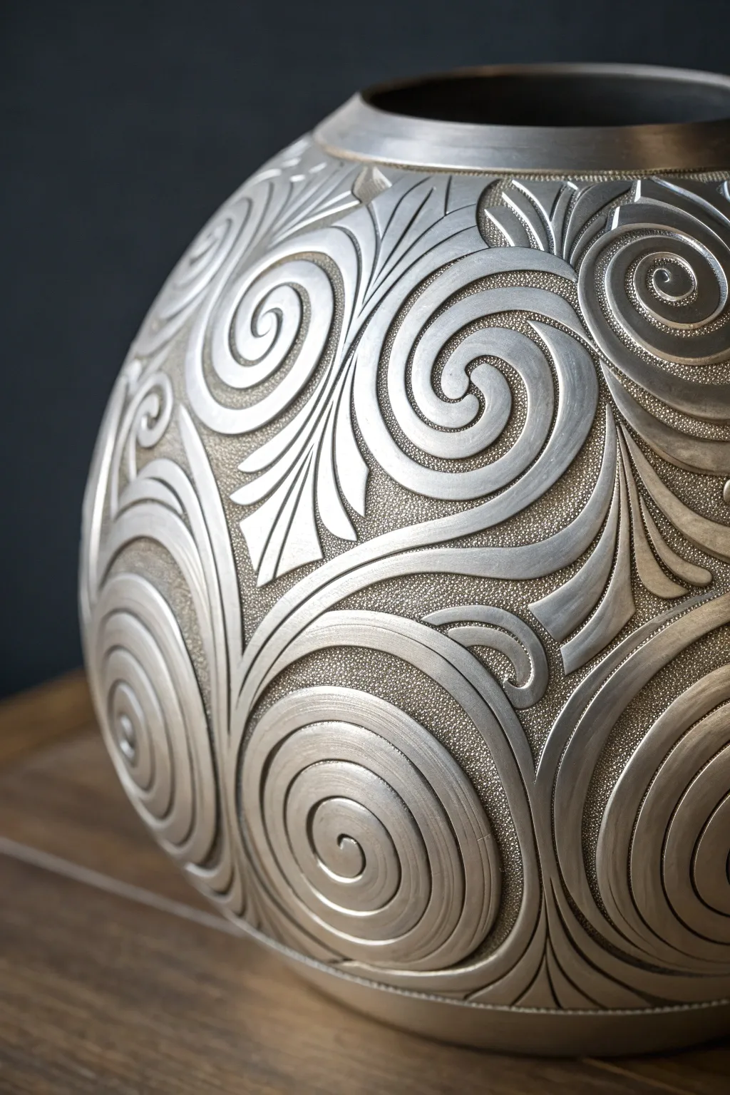 Transform your space with the captivating allure of handcrafted aluminum art.