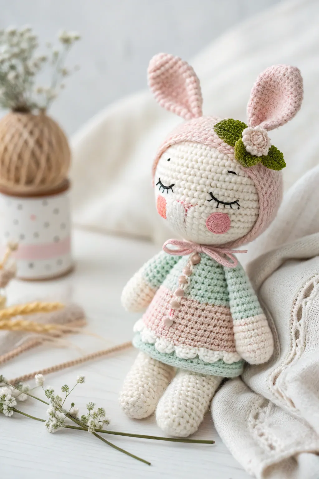 A touch of blush brings your amigurumi to life, adding warmth and charm to every stitch.
