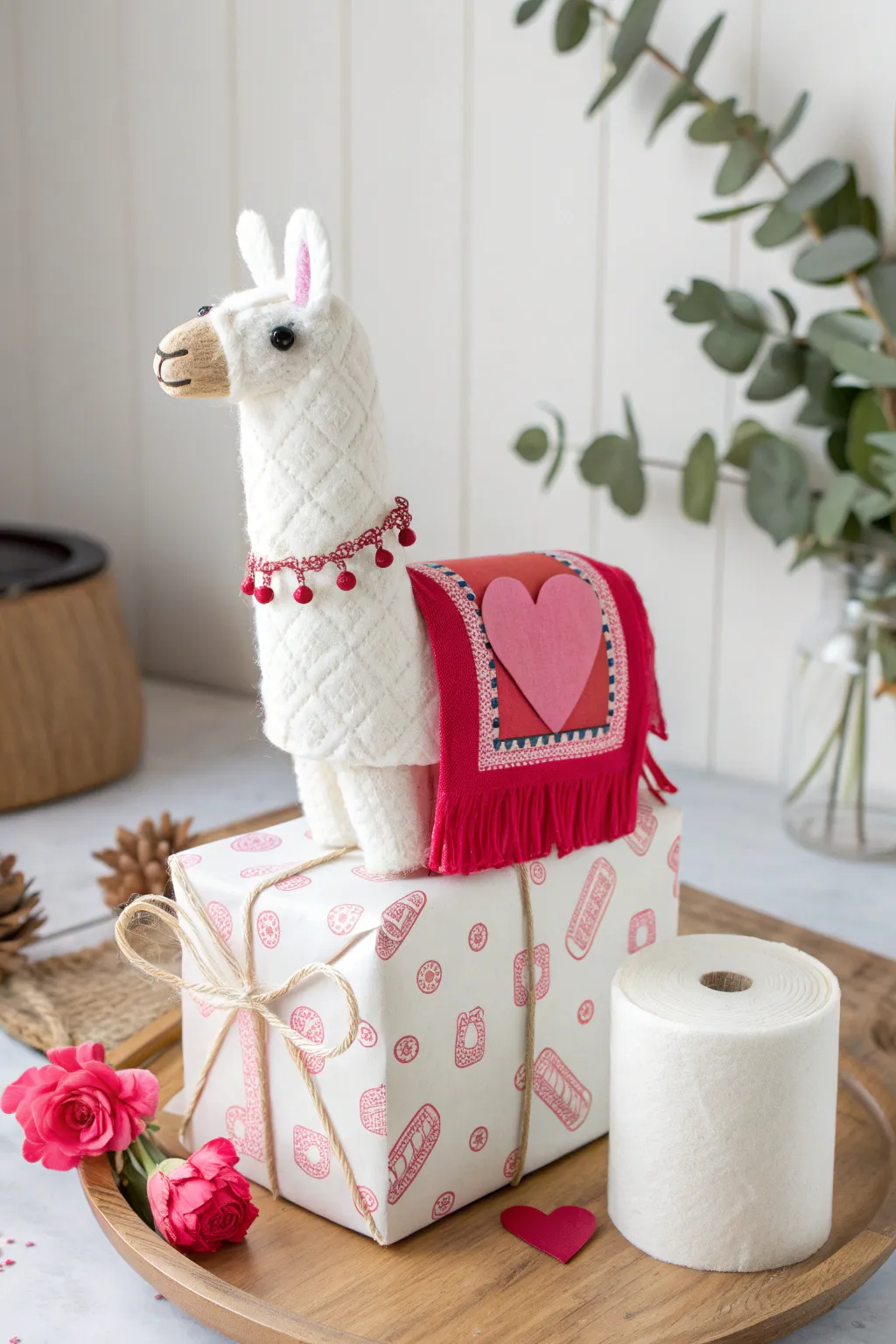 Add a touch of whimsical charm to your Valentine's Day with this delightful llama box!