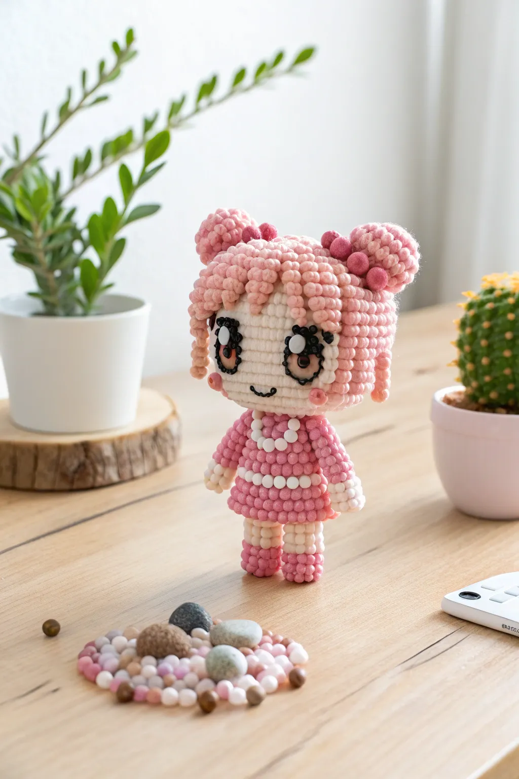 Embrace the charm of chibi with these adorable perler bead creations!