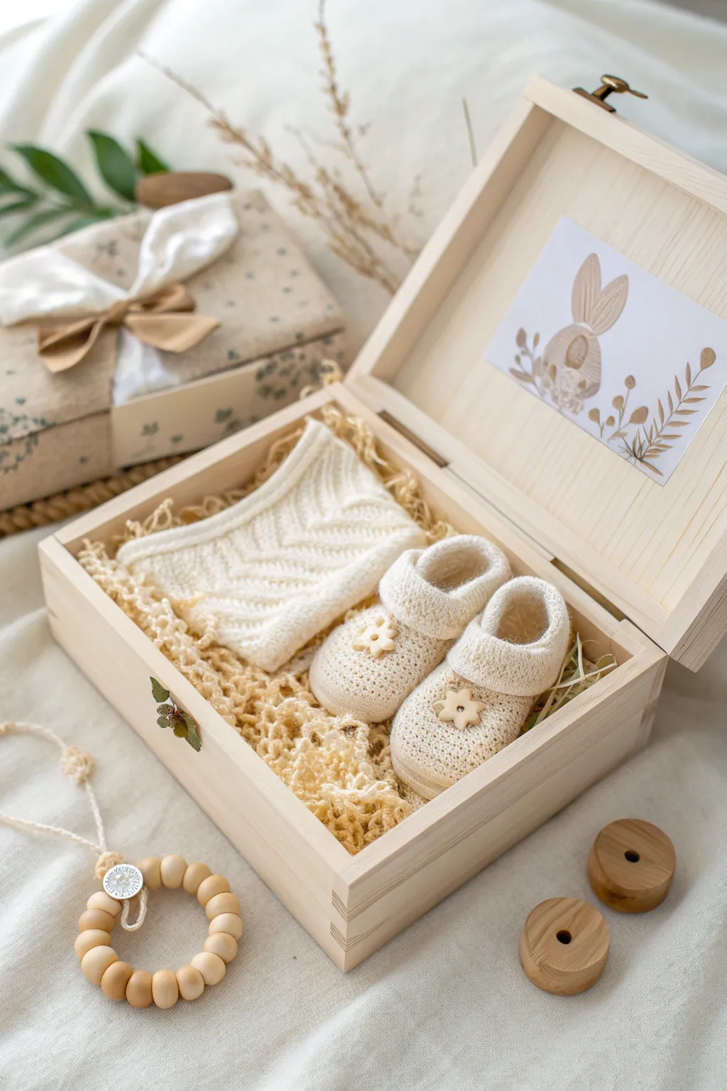 Announce with Elegance: A Minimalist Baby Box Full of Charm
