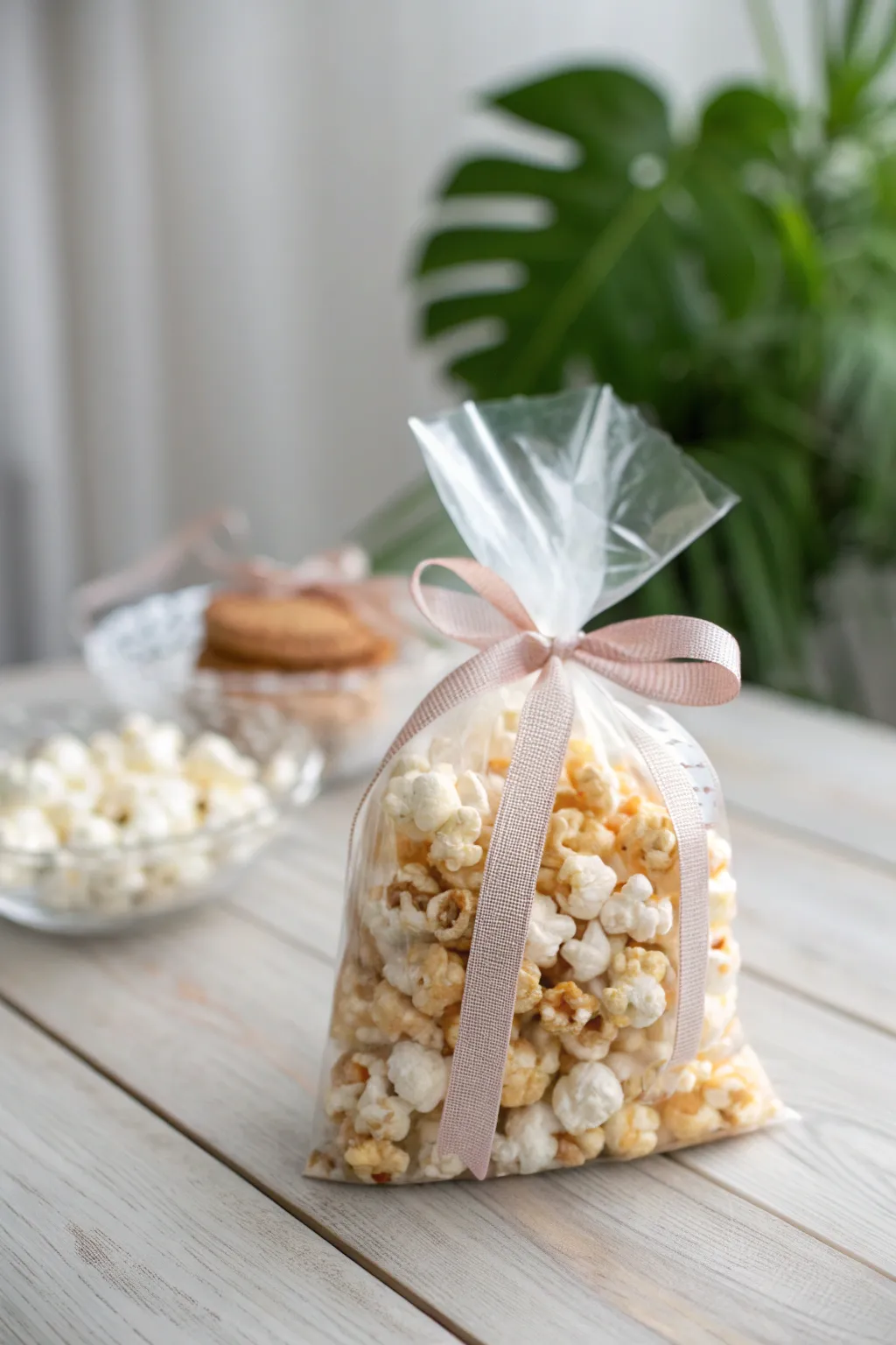 Popcorn Perfection: A Sweet 'Thank You' with a Touch of Boho Charm.