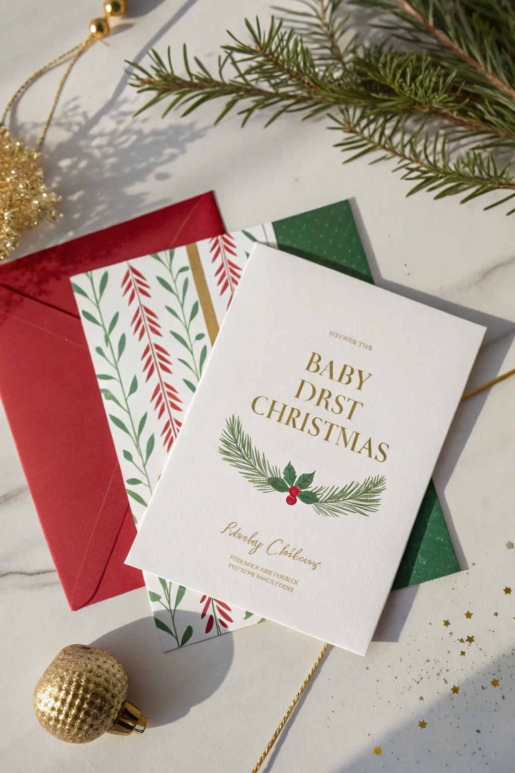 Celebrate baby's first Christmas with timeless elegance and handcrafted charm.