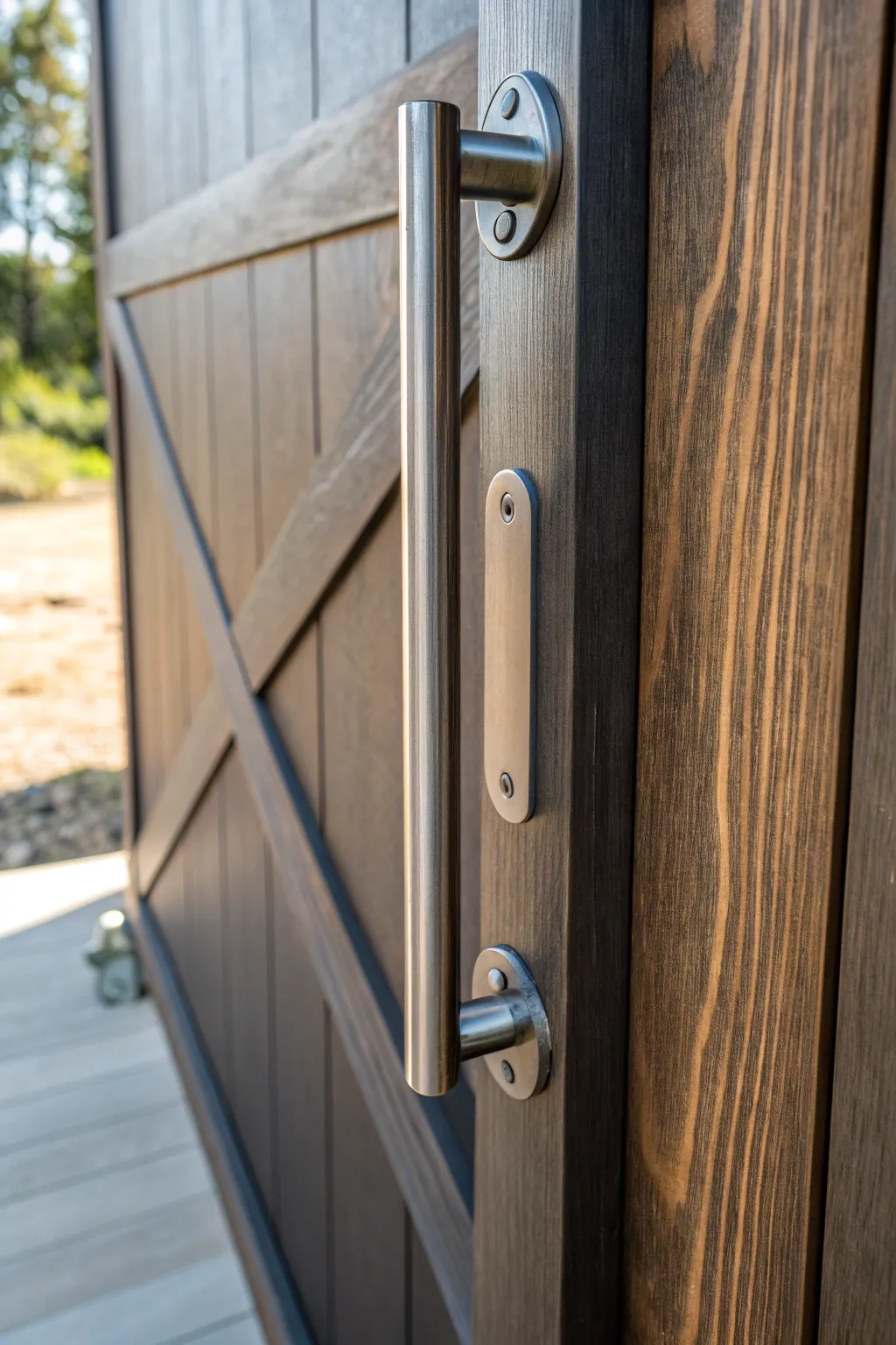 Elevate your space with the chic elegance of brushed metal accents.