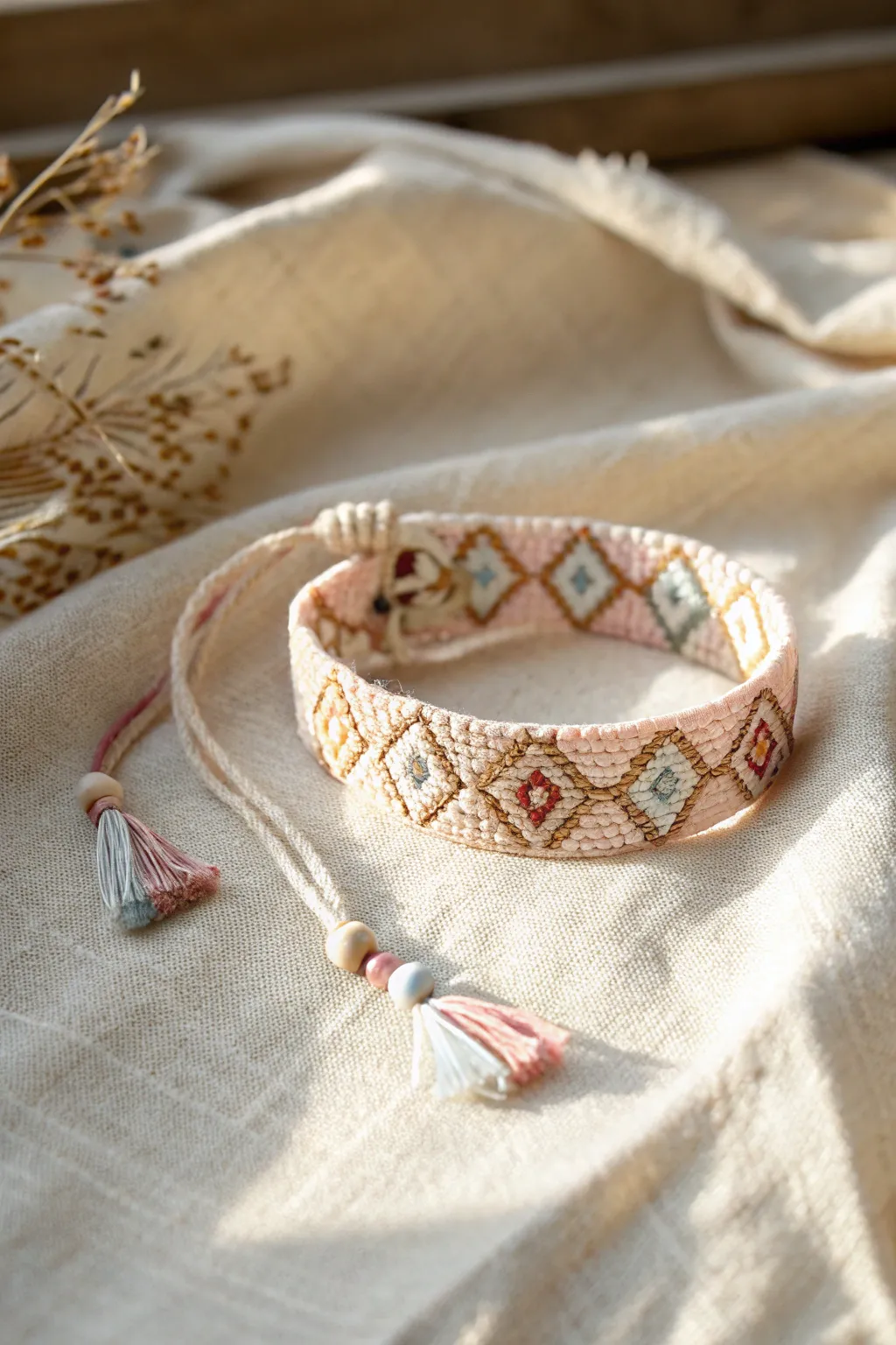 Embrace the art of simplicity with this charming loom bracelet, where Scandinavian minimalism meets boho elegance.
