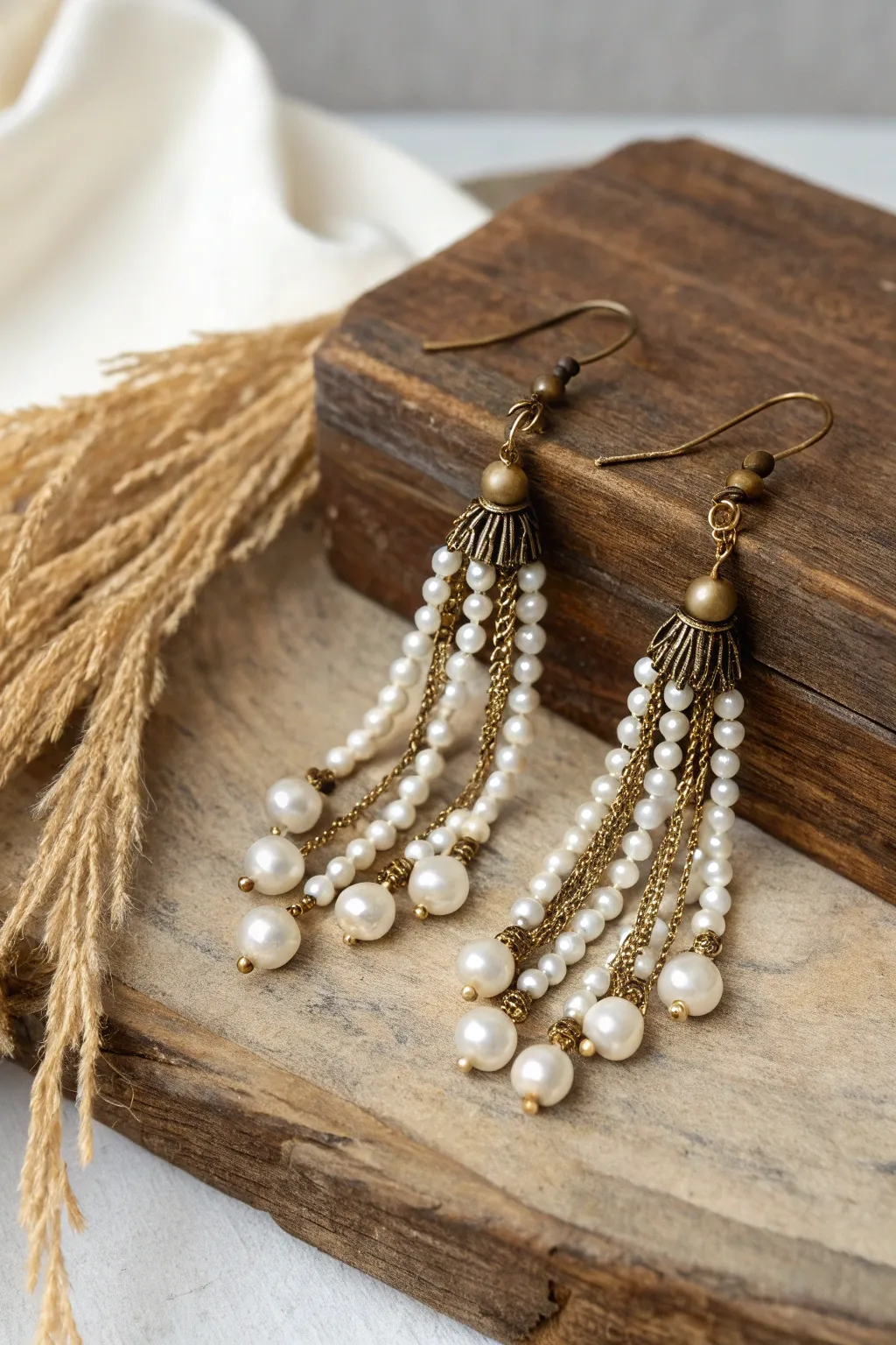 Embrace timeless elegance with vintage-inspired beaded earrings that whisper old-world charm.