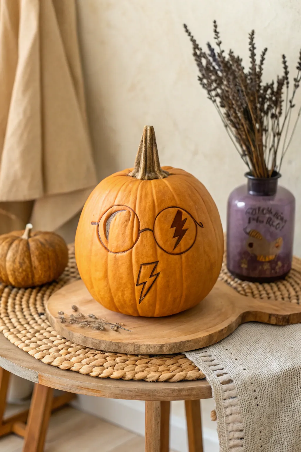 Enchant your space with magical pumpkin art – a spellbinding fusion of craftsmanship and creativity.