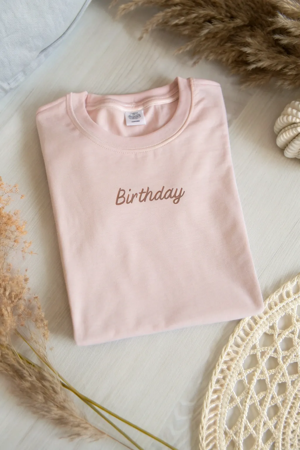 Celebrate in style with our 'Birthday Squad' t-shirt, a perfect blend of simplicity and elegance. 🎉👚 #BirthdayFashion #ScandiChic