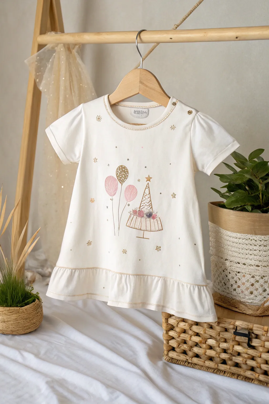 Add a touch of sparkle to her special day with a birthday t-shirt that truly shines.