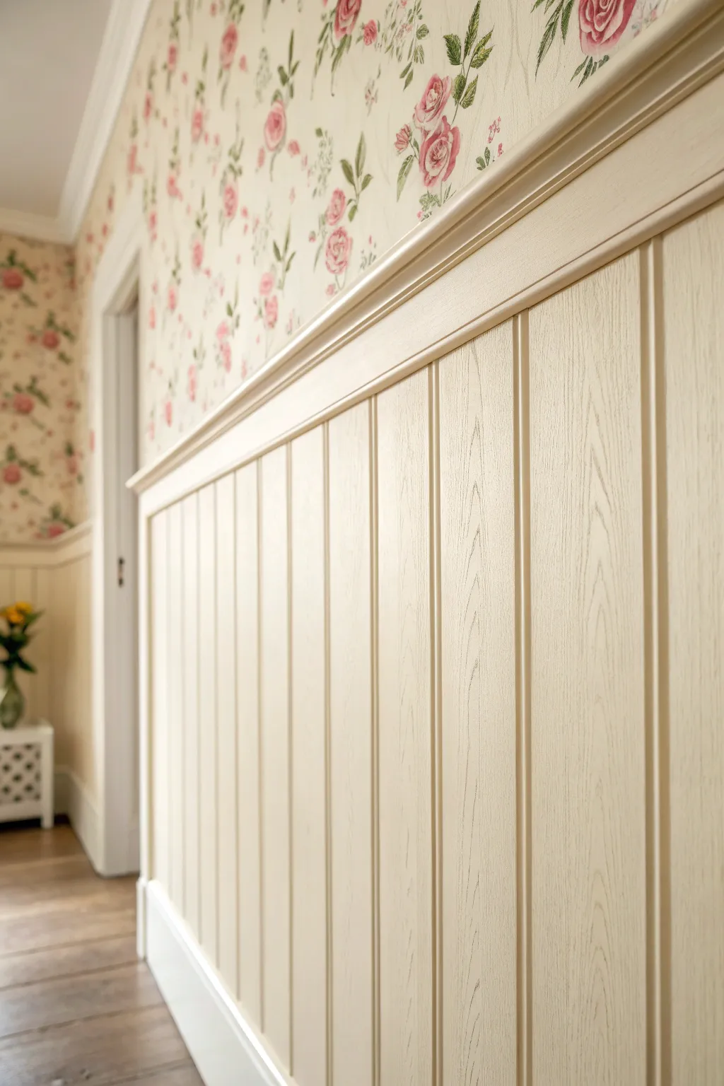 Embrace the warmth of soft creamy tones for a serene and stylish bathroom retreat.