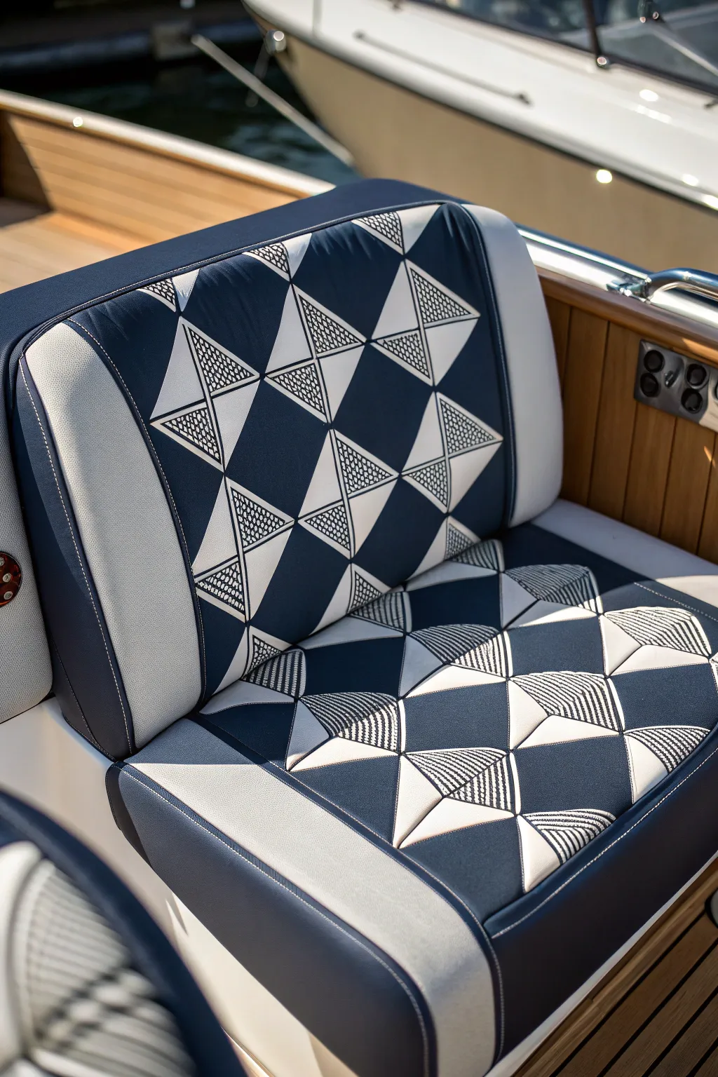 Transform your vessel with striking geometric patterns for a modern and sophisticated look.